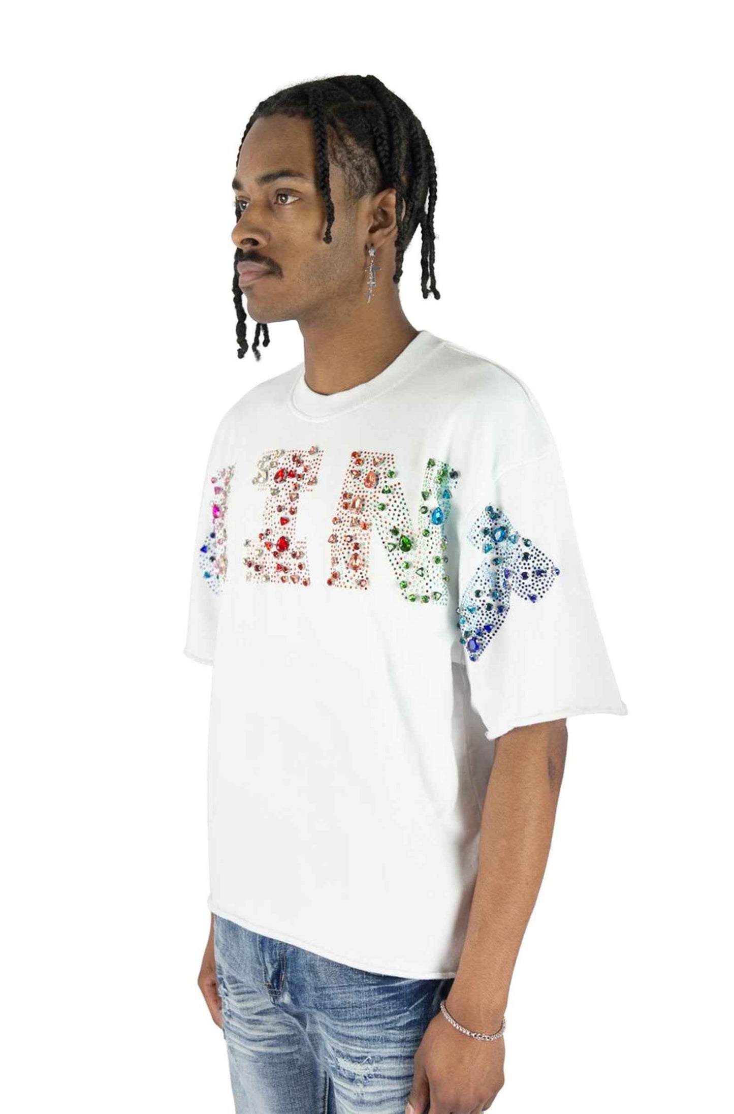 Rebel Denim Saint Tee - White