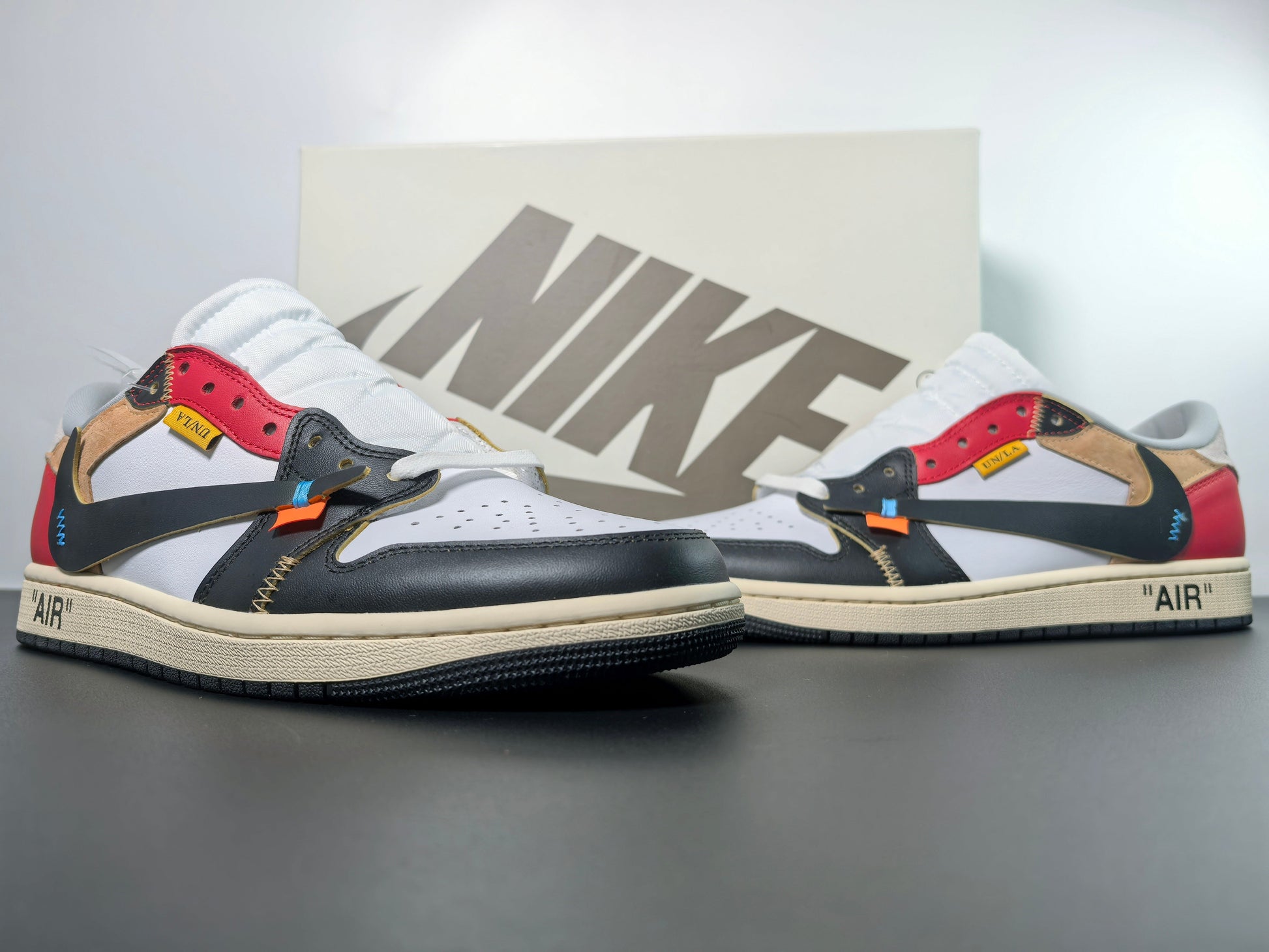 Custom Air Jordan 1 x OFF-White Sneakers - Unique Style and Comfort - Luxuryurbanwear