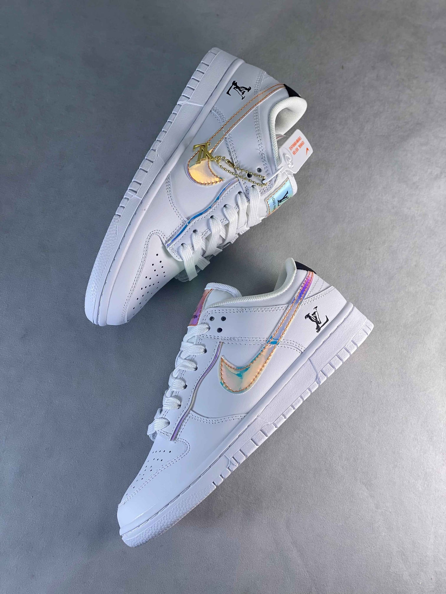 Custom LV x SB Dunk Low DD1391 102 SneakerNational