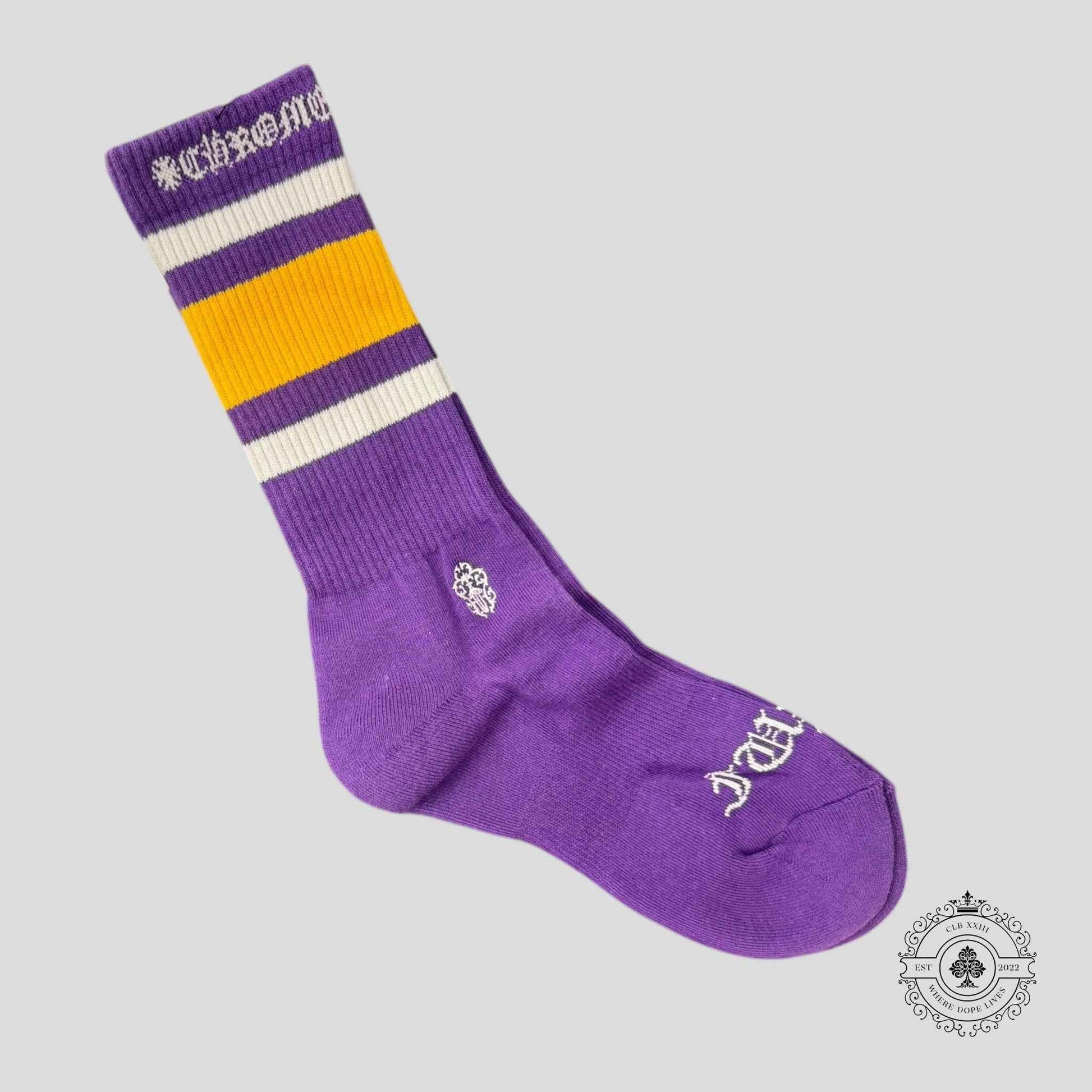 Chrome Hearts Sport Socks in Purple