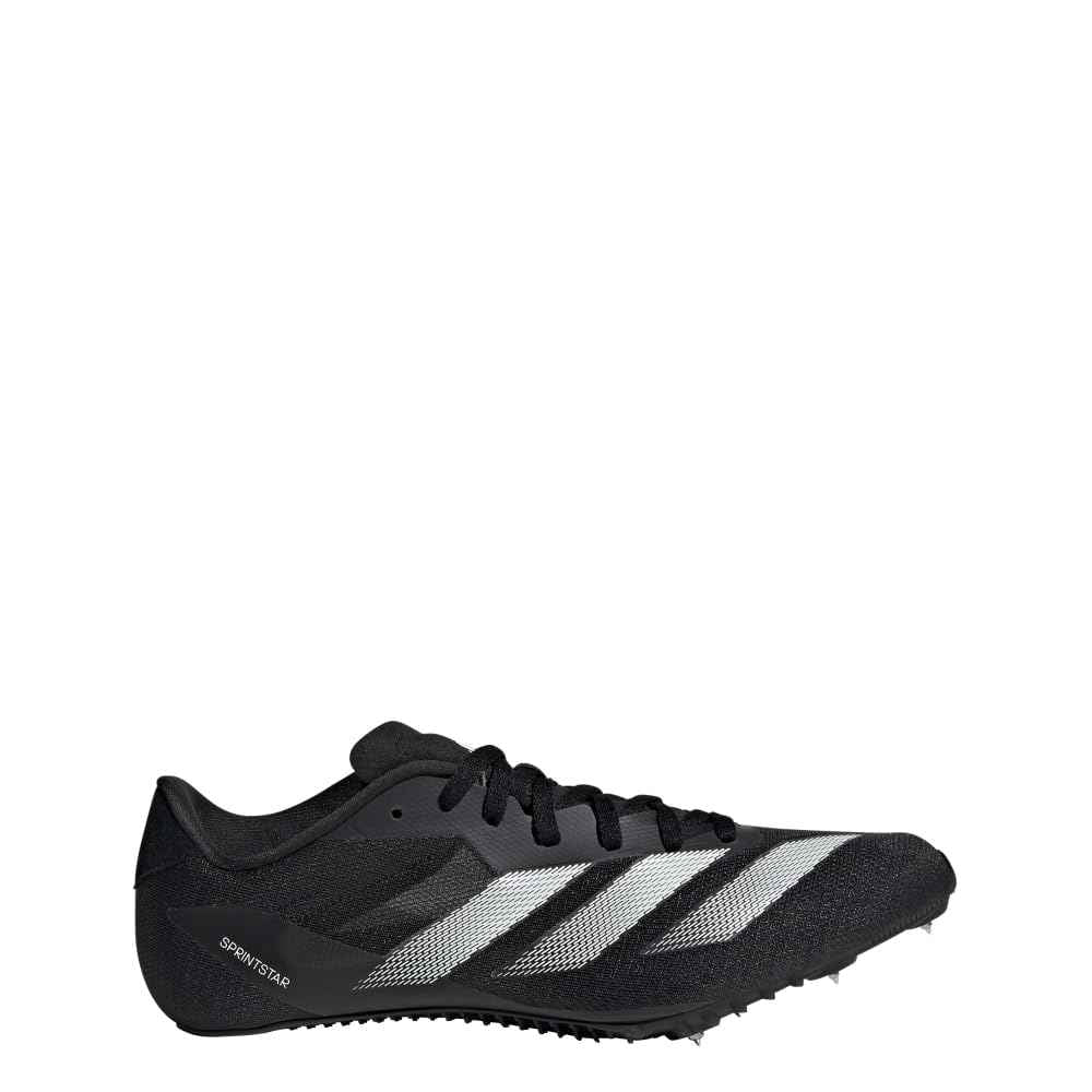 adidas Unisex Adizero Sprintstar Track and Field Sneaker Black/Zero Metallic/White 7.5 US Men