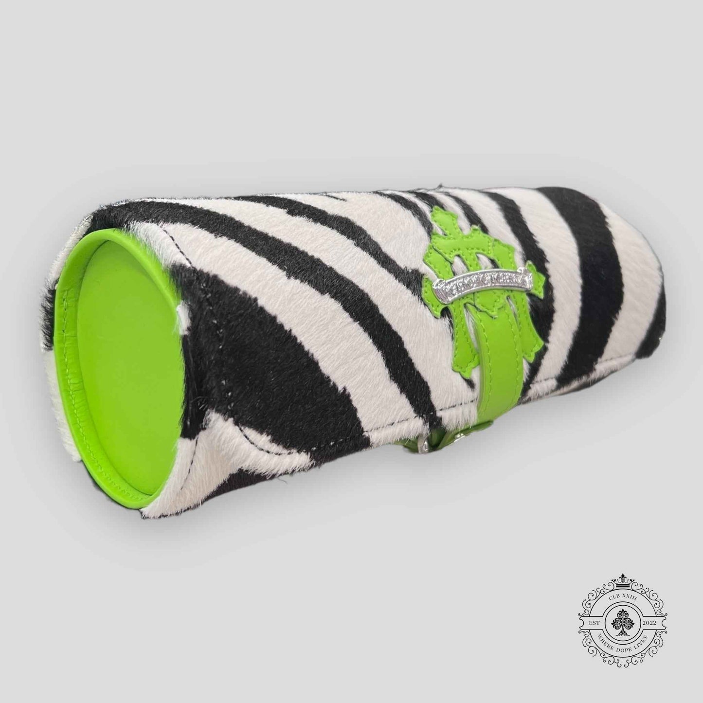 Chrome Hearts Zebra Stripe Cross Patch Watch Roll