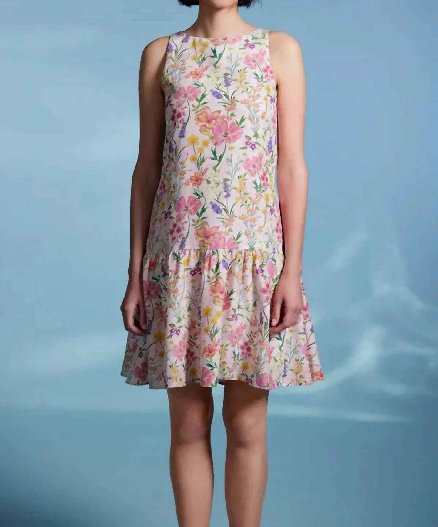 Floral Silk Dress