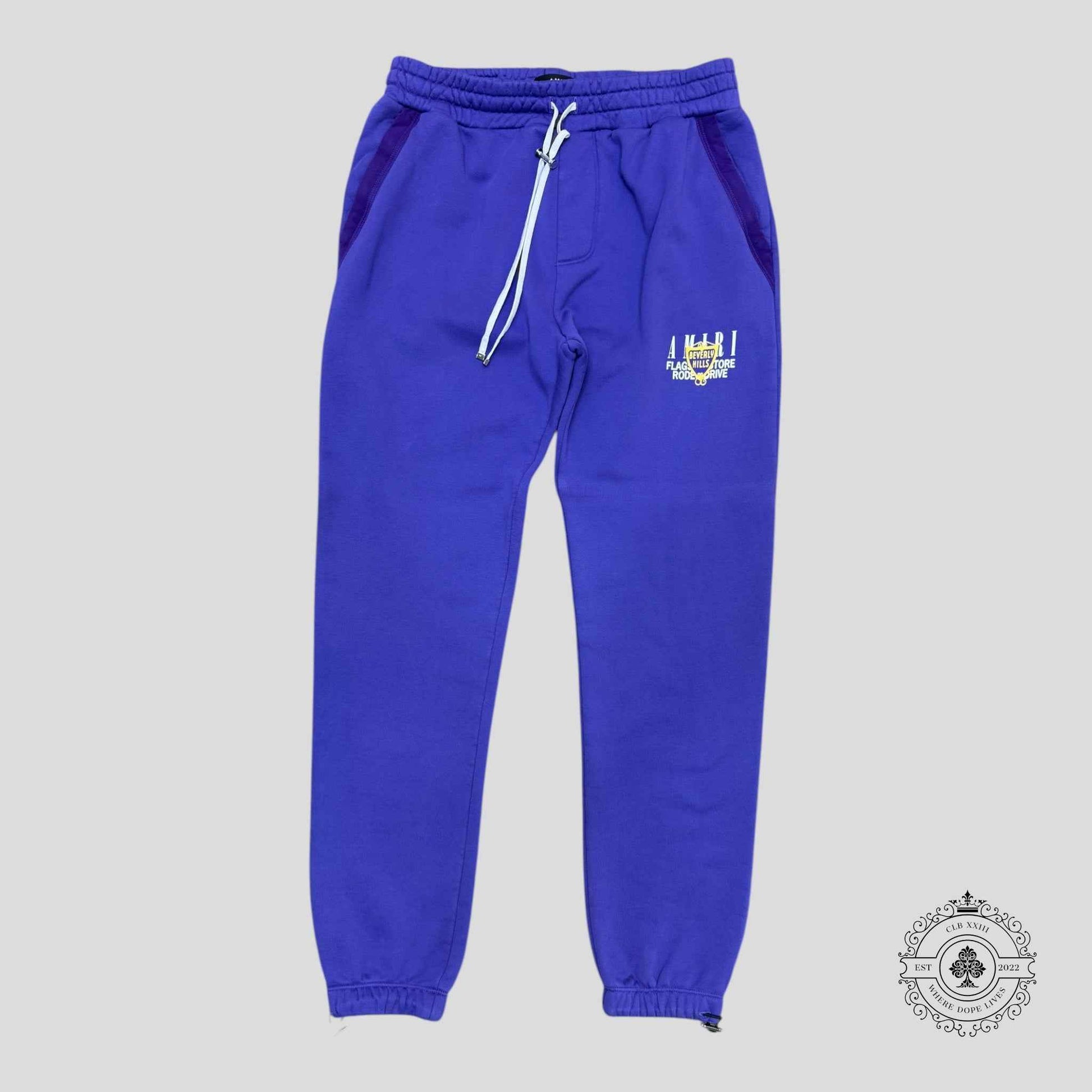 Amiri Beverly Hills Sweatpants in Purple