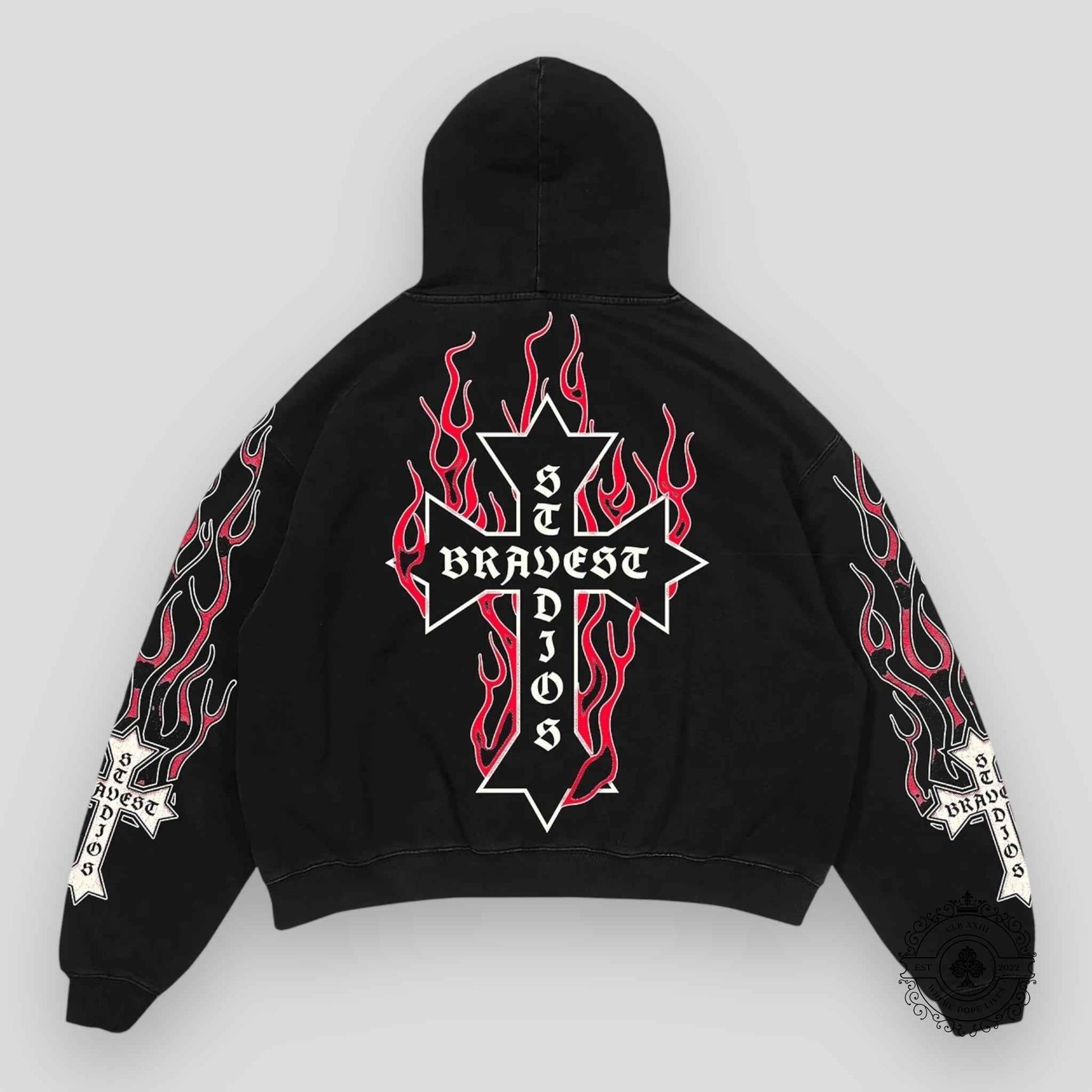 Bravest Studios Eternal Hoodie in Red