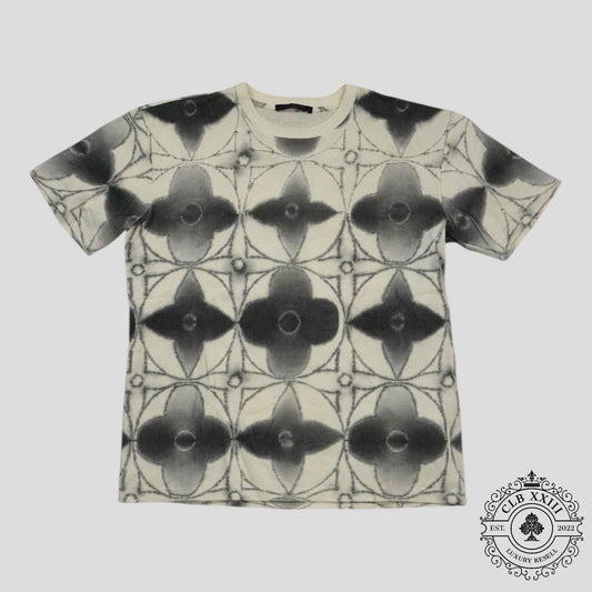 Louis Vuitton Printed Shibori Tie-Dye Tee in White