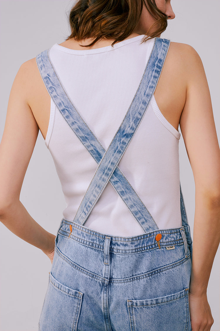 Just For Fun Overalls HJ101 [FINAL SALE] - JUSTLUXURY