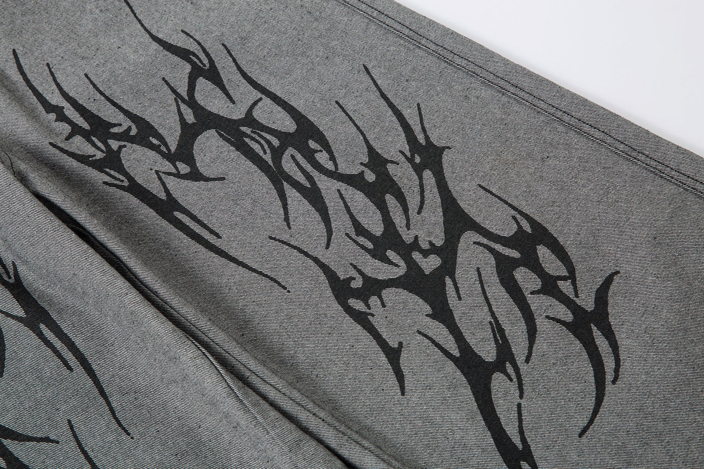Tribal Flame Print | Baggy Jeans