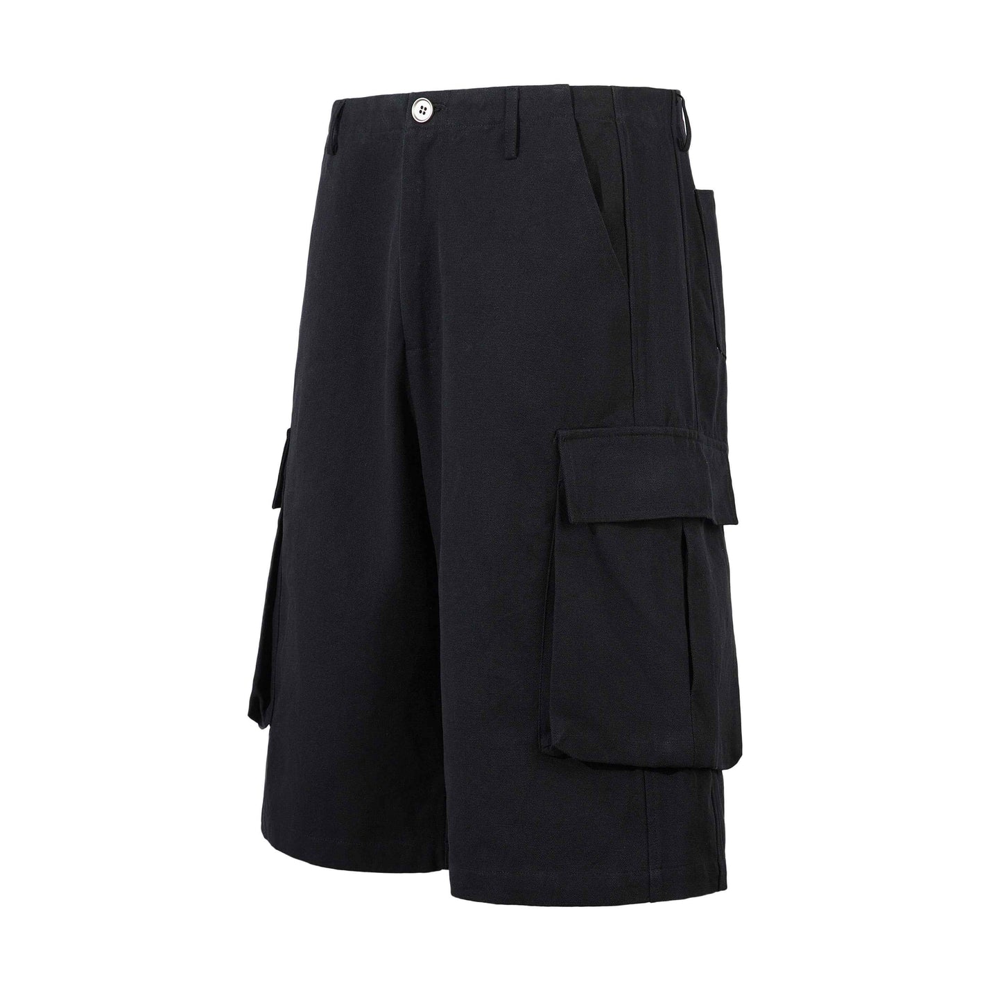Black utility | cargo shorts