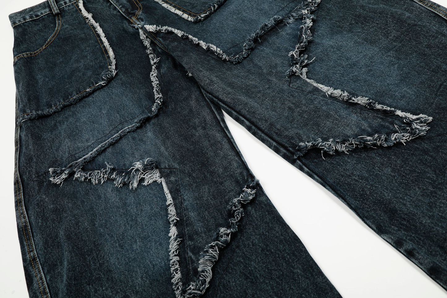 Star Patch Destroyed | Baggy Jeans