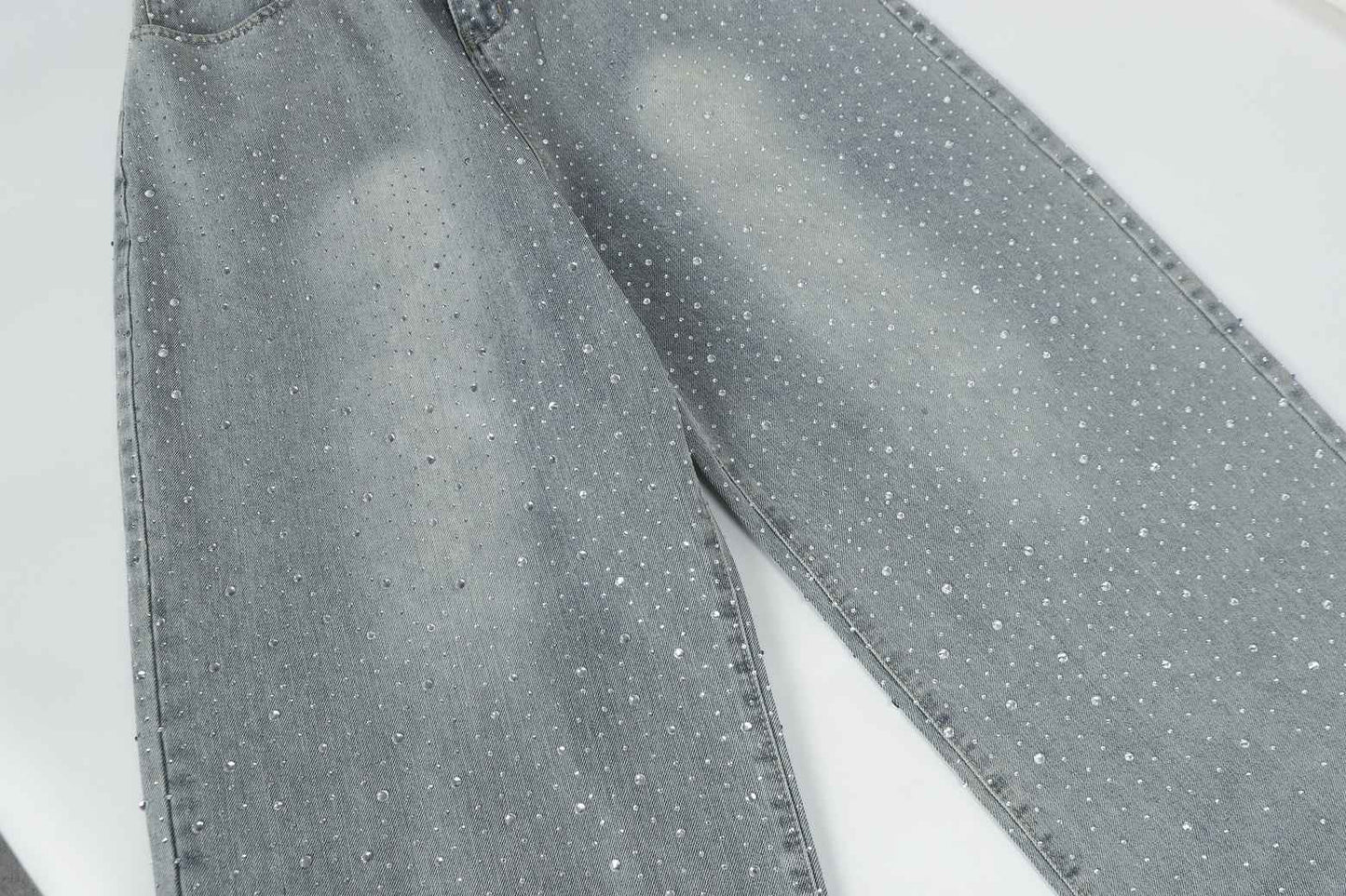 Sparkling Rhinestone | Denim jeans