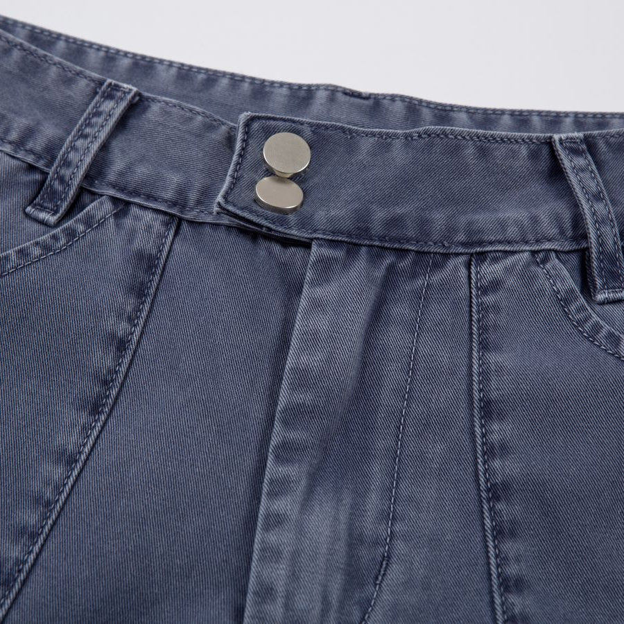 Paneled Utility Barrel Pants