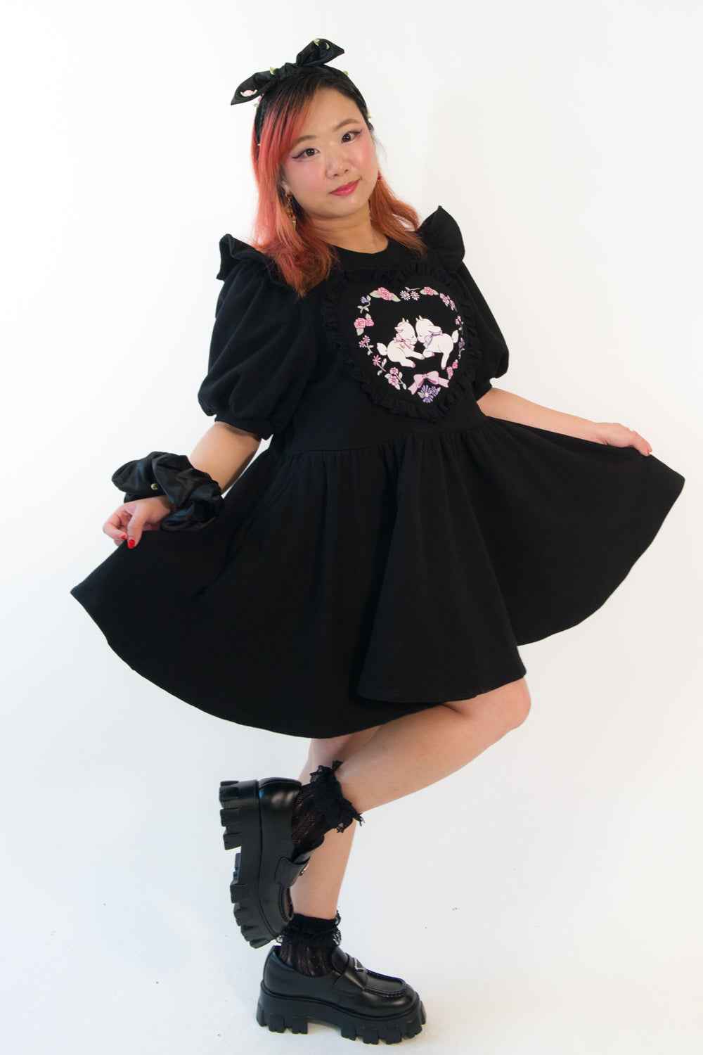 Enchanting Goats Sweatshirt Dress