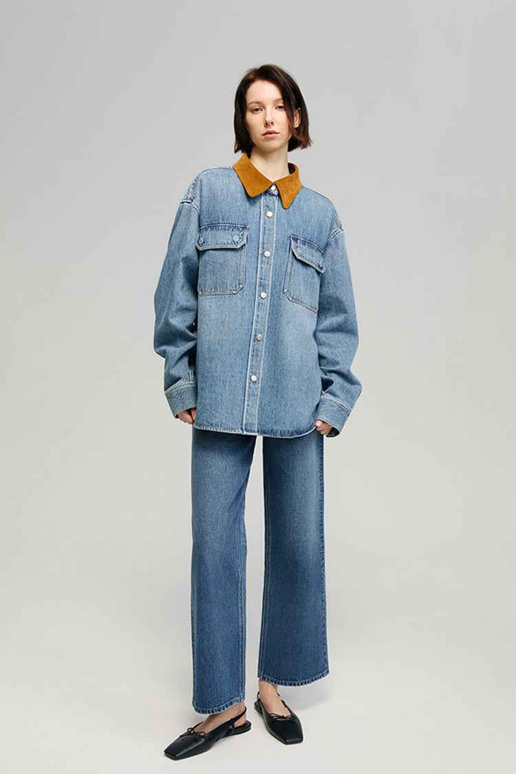 California Sunset Denim Shirt HJ902