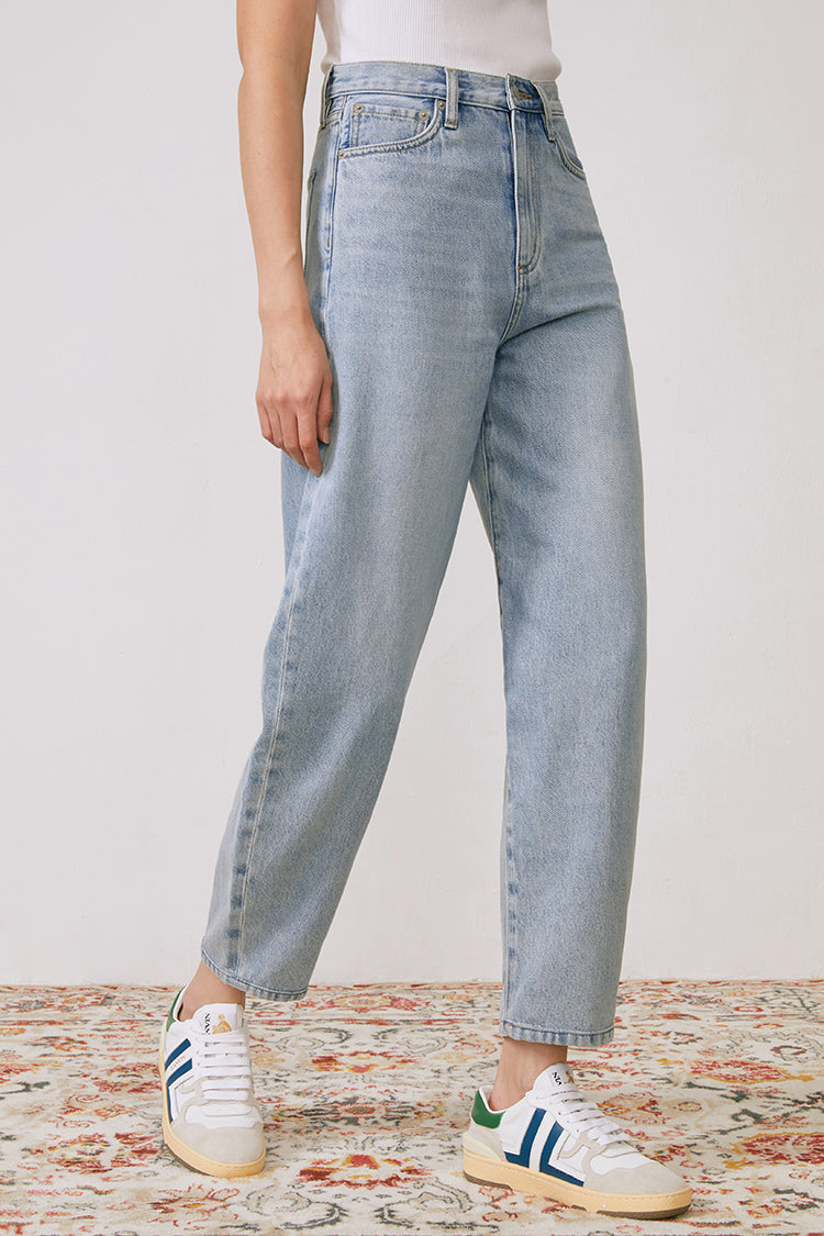 Queens Of Noise High Rise Barrel Jeans HJ026 [FINAL SALE] - JUSTLUXURY
