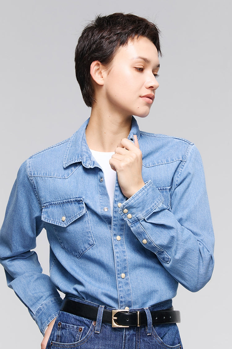 The Freeway Classic Western Shirt HJ908 - JUSTLUXURY