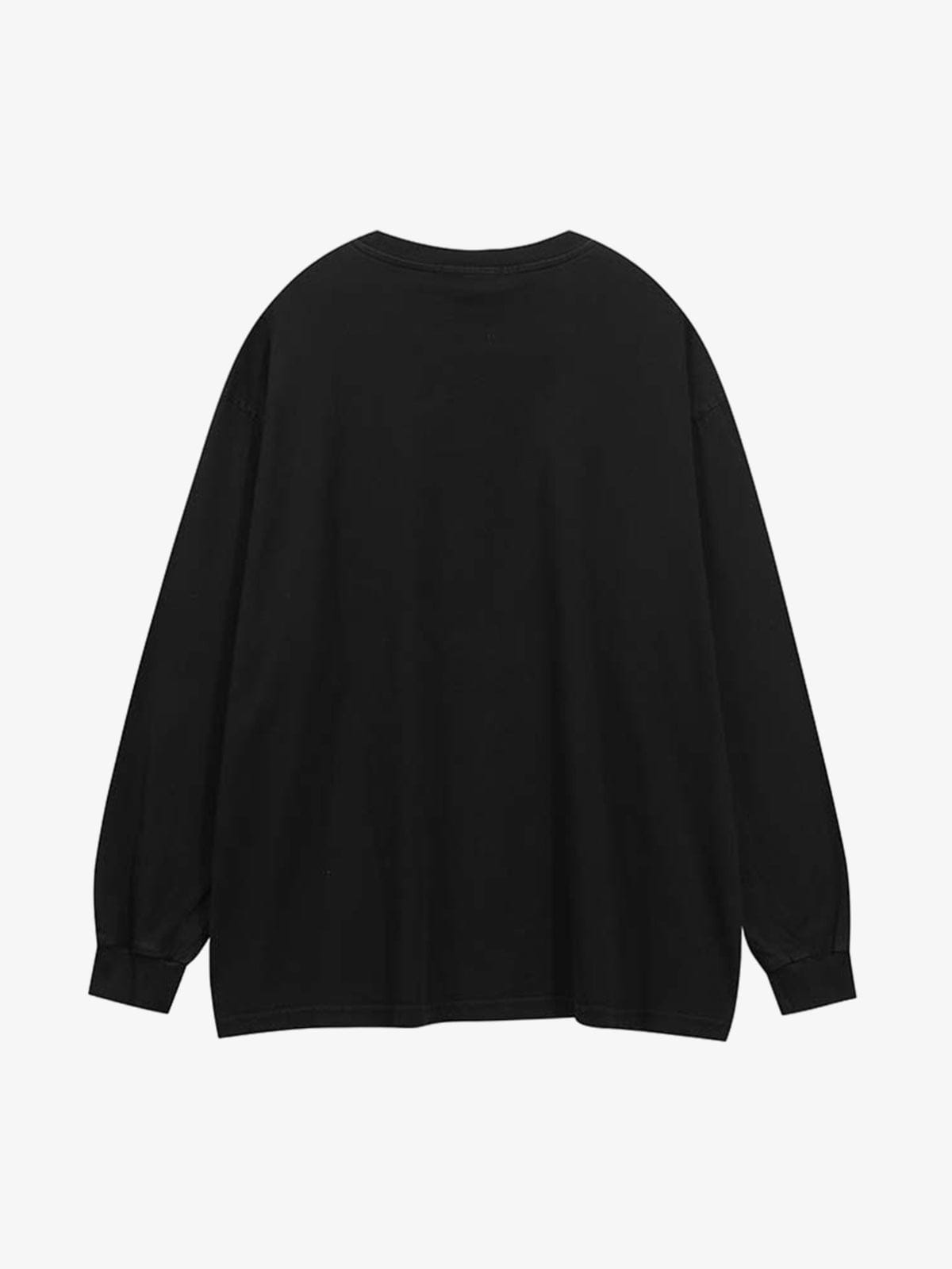 Long Sleeve Letter Fade