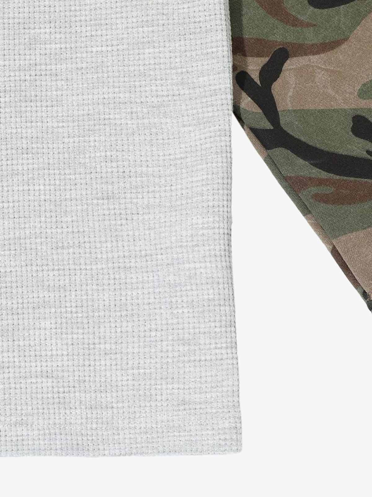 Long Sleeve Camo Raglan