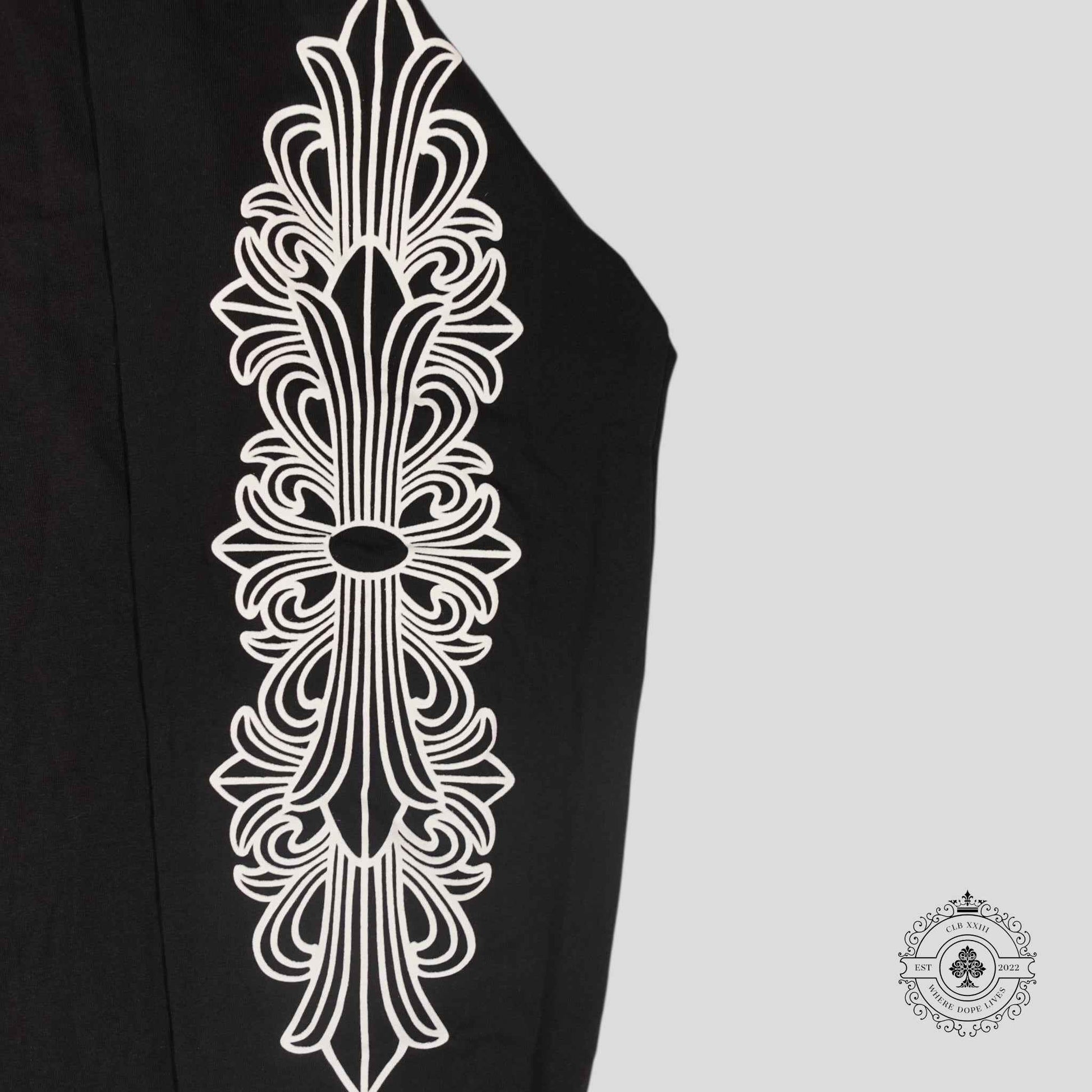 Chrome Hearts Miami Exclusive Horseshoe Logo Long Sleeve in Black
