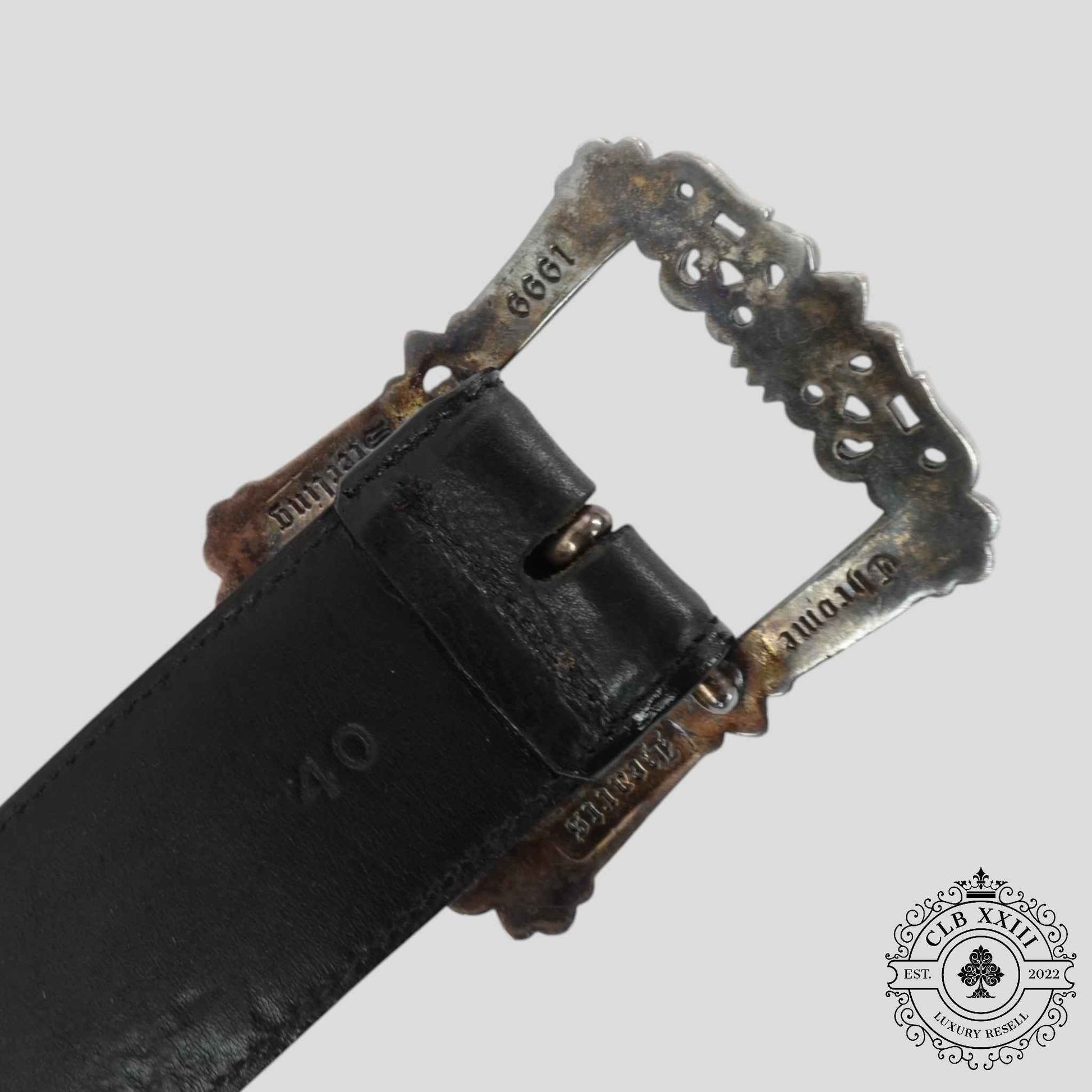 Chrome Hearts Filigree Square Belt