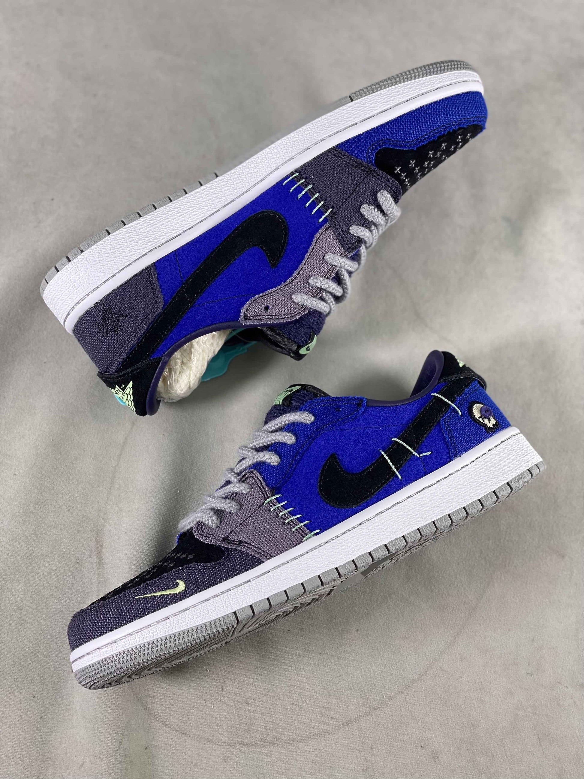Custom Air Jordan 1 Voodoo Alternate Low OG ZION Sneakers SneakerNational