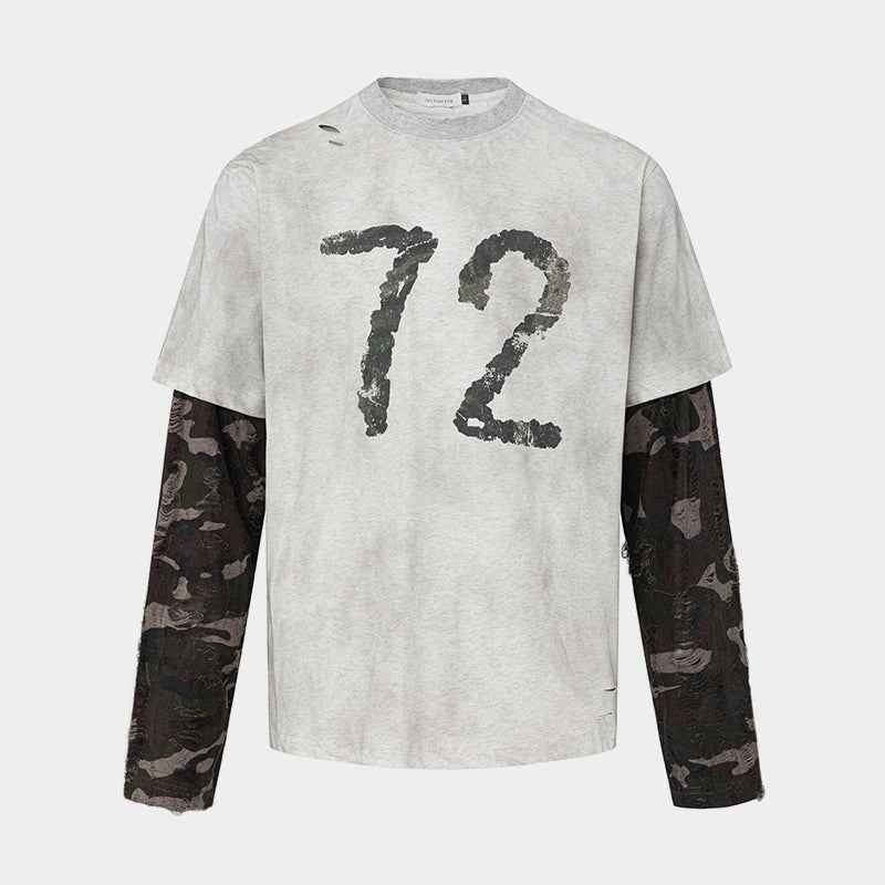 Camo Layered 72 Print | Vintage Sweatshirt