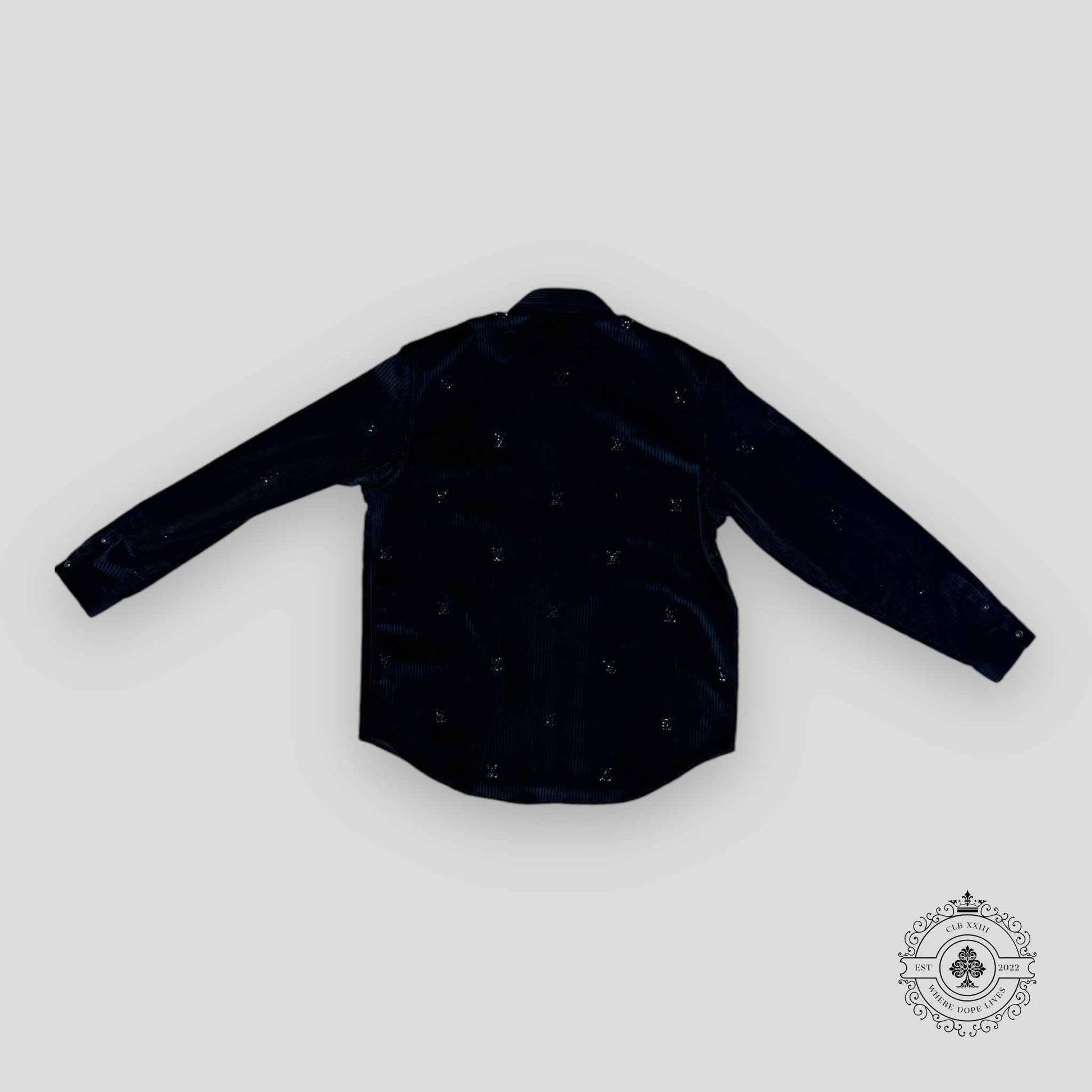 Louis Vuitton Button-Down Long-Sleeved Corduroy Shirt