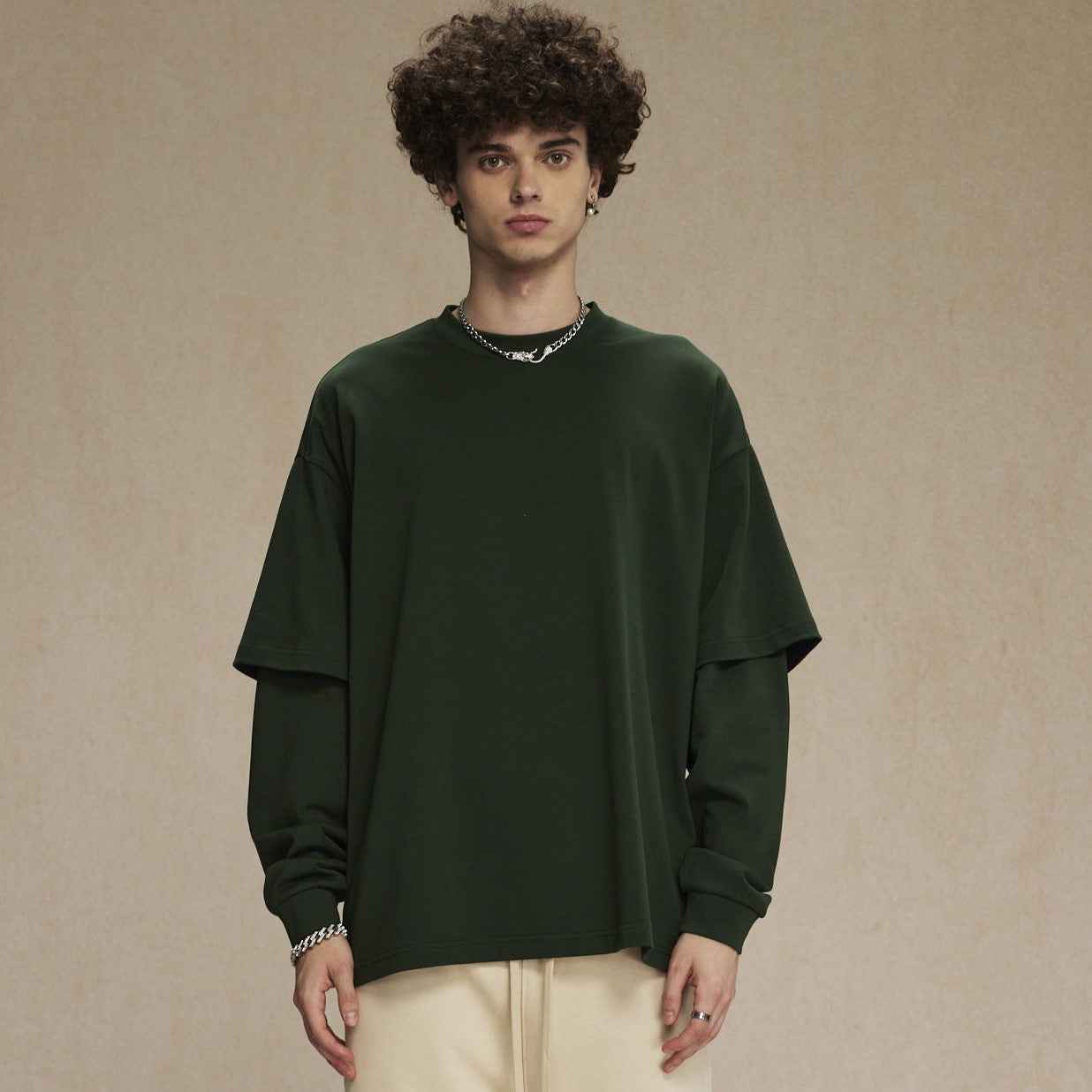 Layered Sleeve Design | Long Sleeve T-Shirt