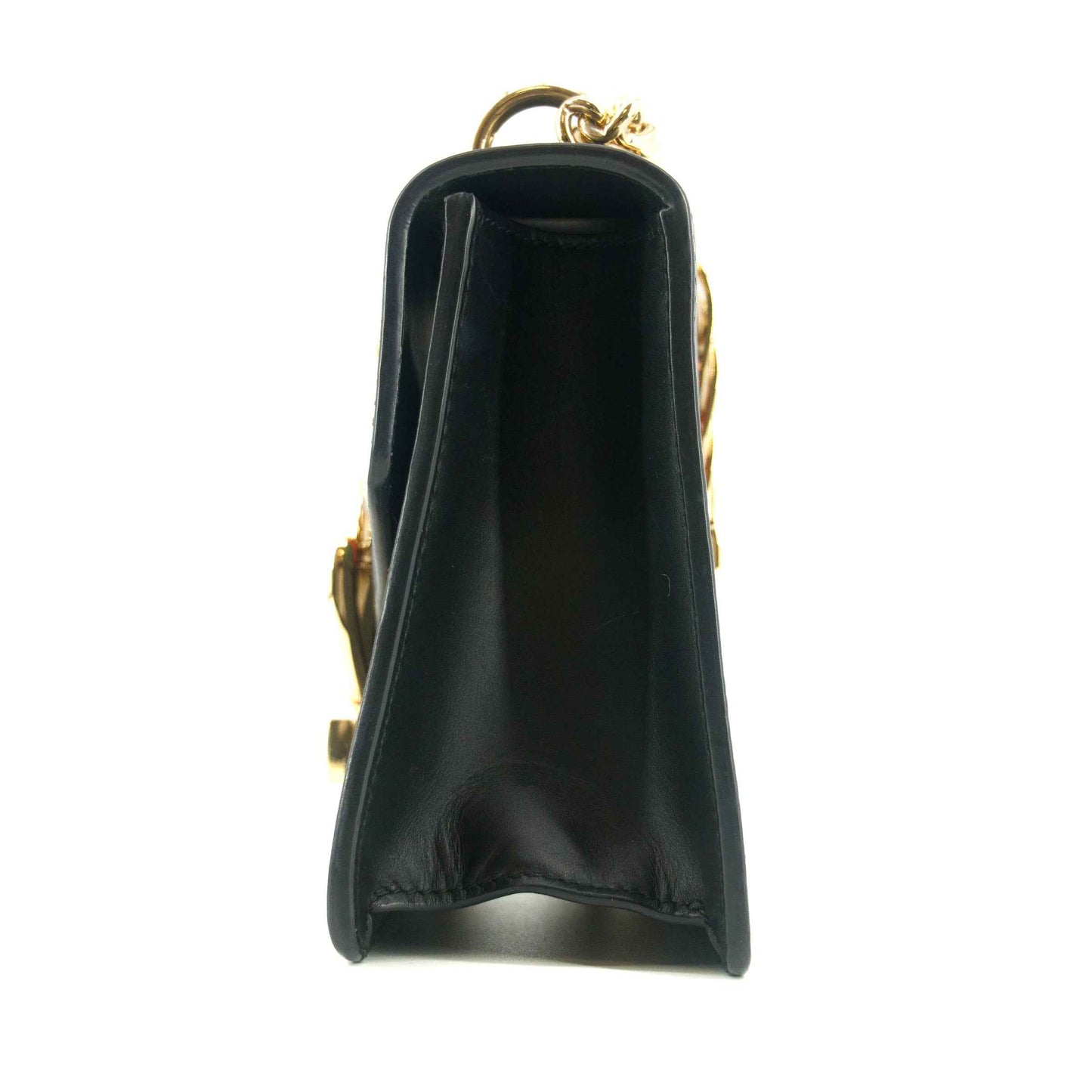 Gucci Black Sylvie  Small Chain Shoulder Bag #7691