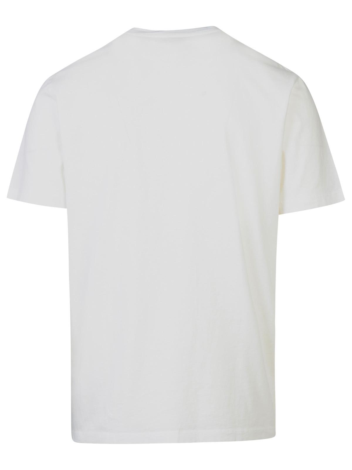 Maison Margiela Set Of 3 White Cotton T-Shirts Men