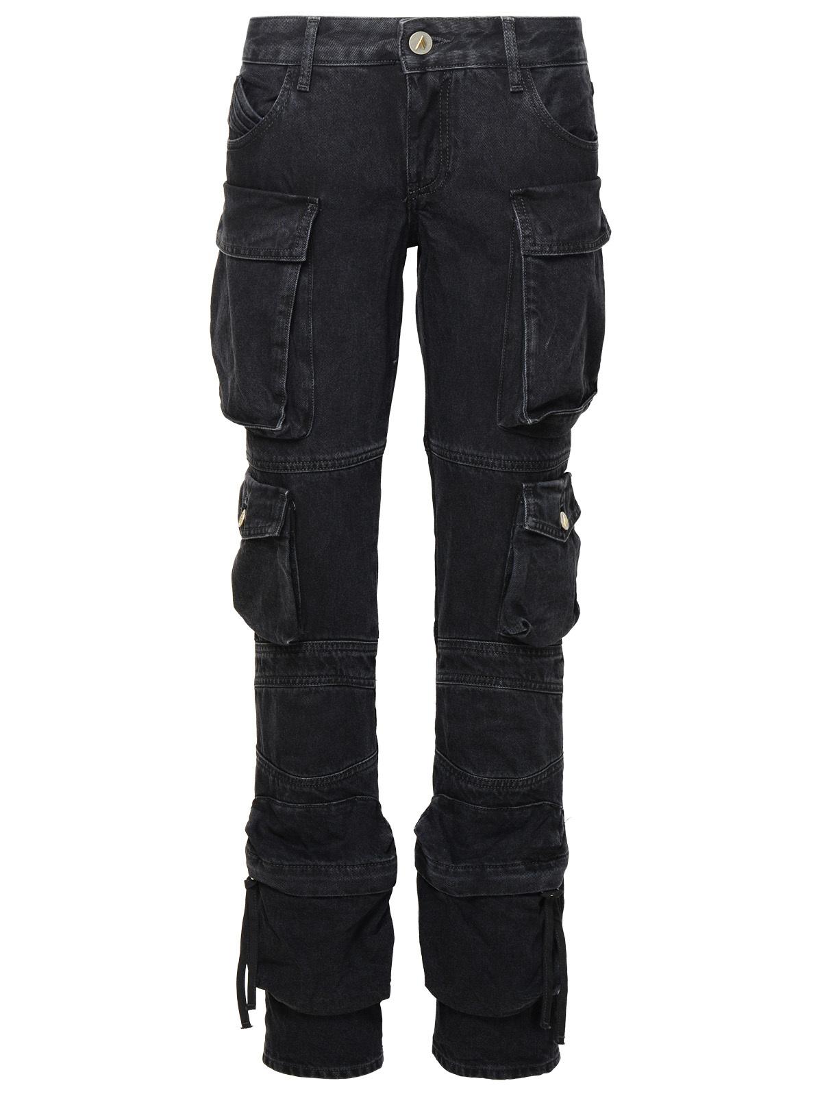 The Attico 'Essie' Black Cotton Jeans Women - JUSTLUXURY