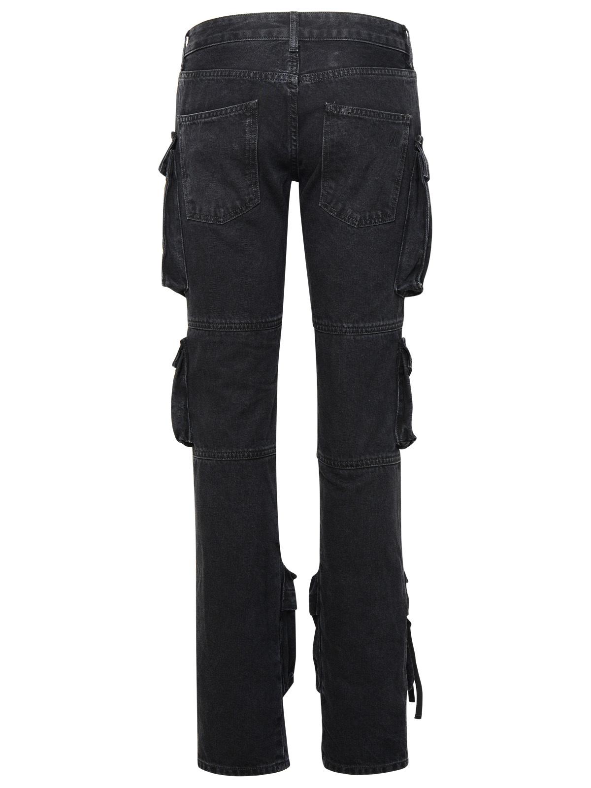 The Attico 'Essie' Black Cotton Jeans Women - JUSTLUXURY