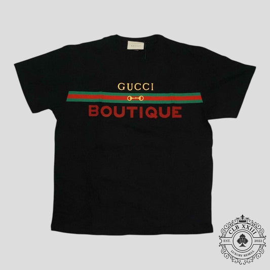 Gucci Boutique Tee in Black