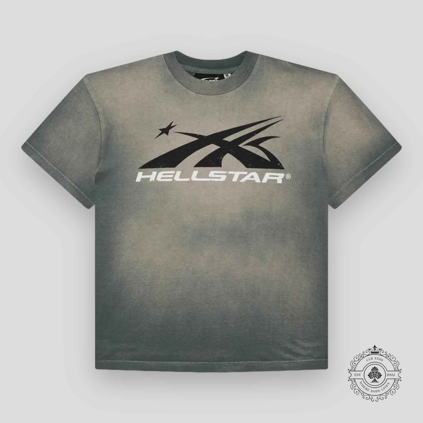 Hellstar Sport Logo T-shirt in Grey