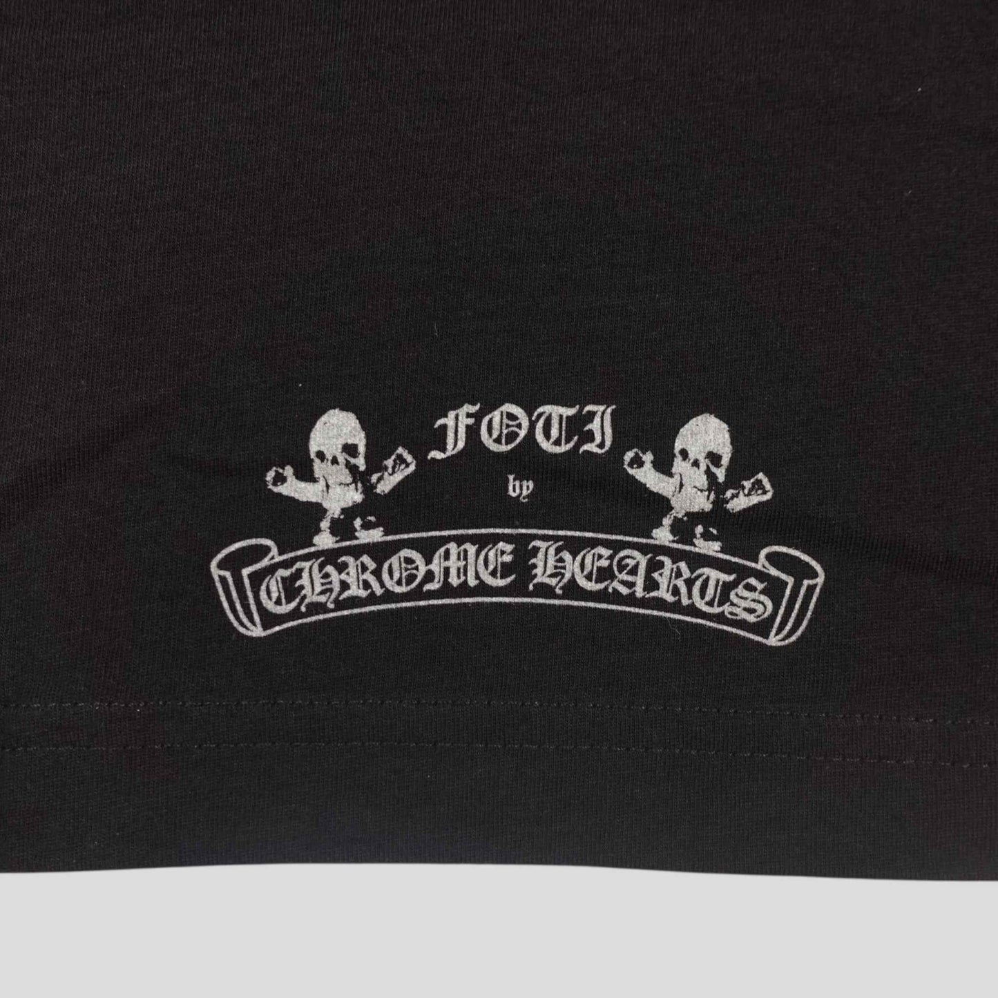 Chrome Hearts Foti Harris X Aerosmith Pocket Tee in Black