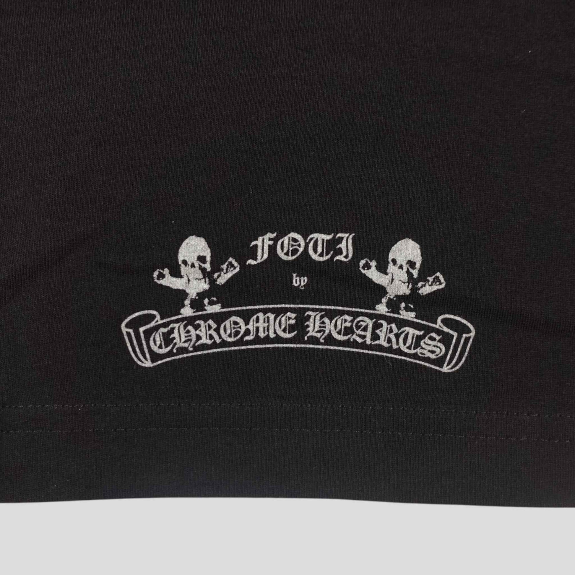 Chrome Hearts Foti Harris X Aerosmith Pocket Tee in Black