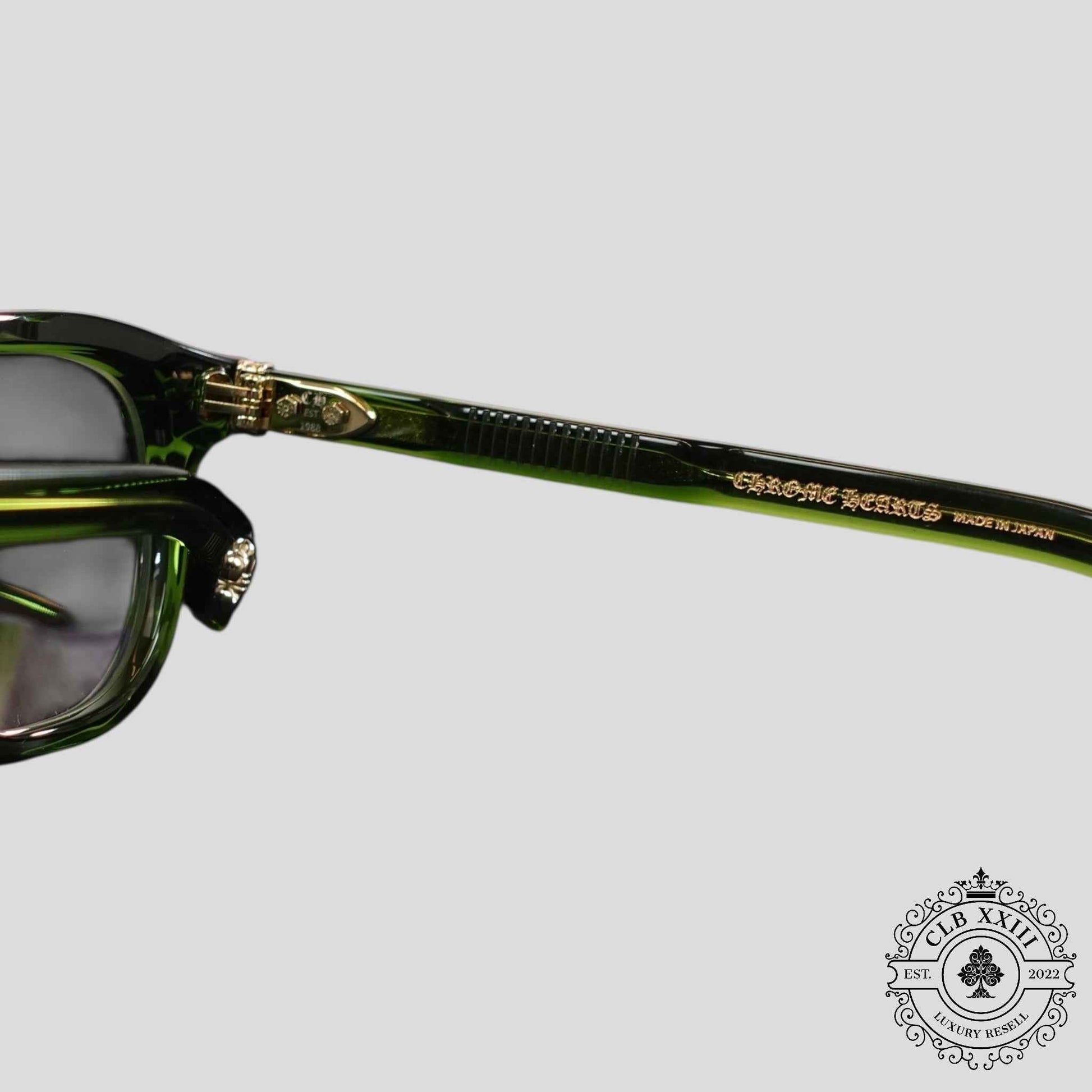 Chrome Hearts Chirp Chirp Glasses in Green