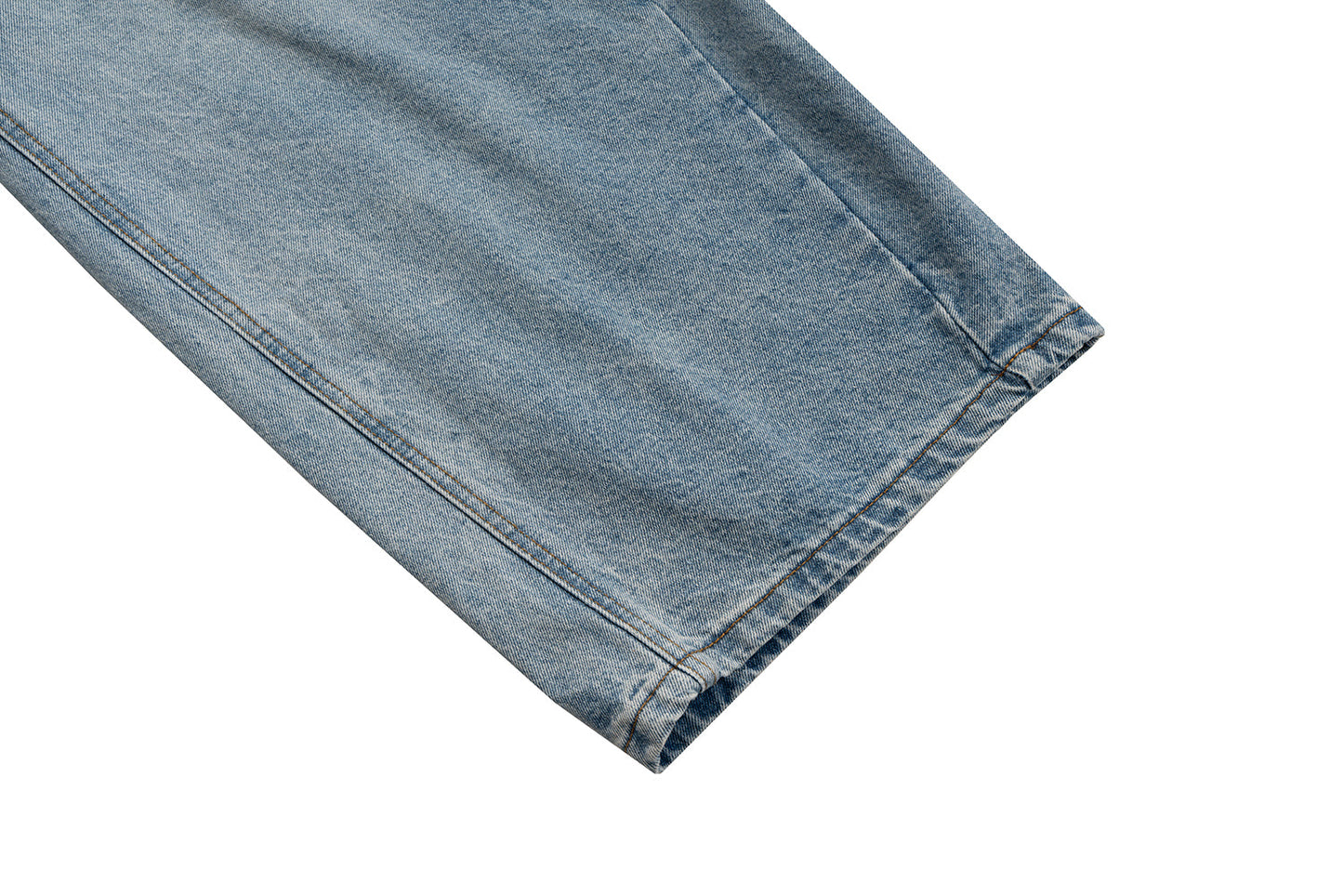 Stacked Washed Blue | Wide Jeans