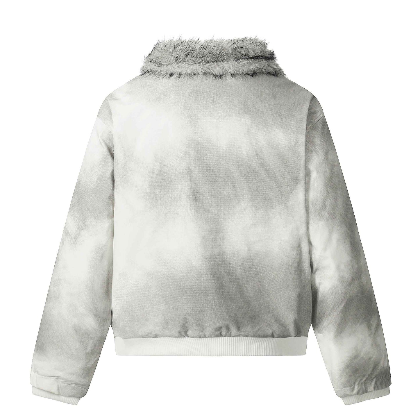 Faux-Fur Panel | Asymmetric Winter Jacket