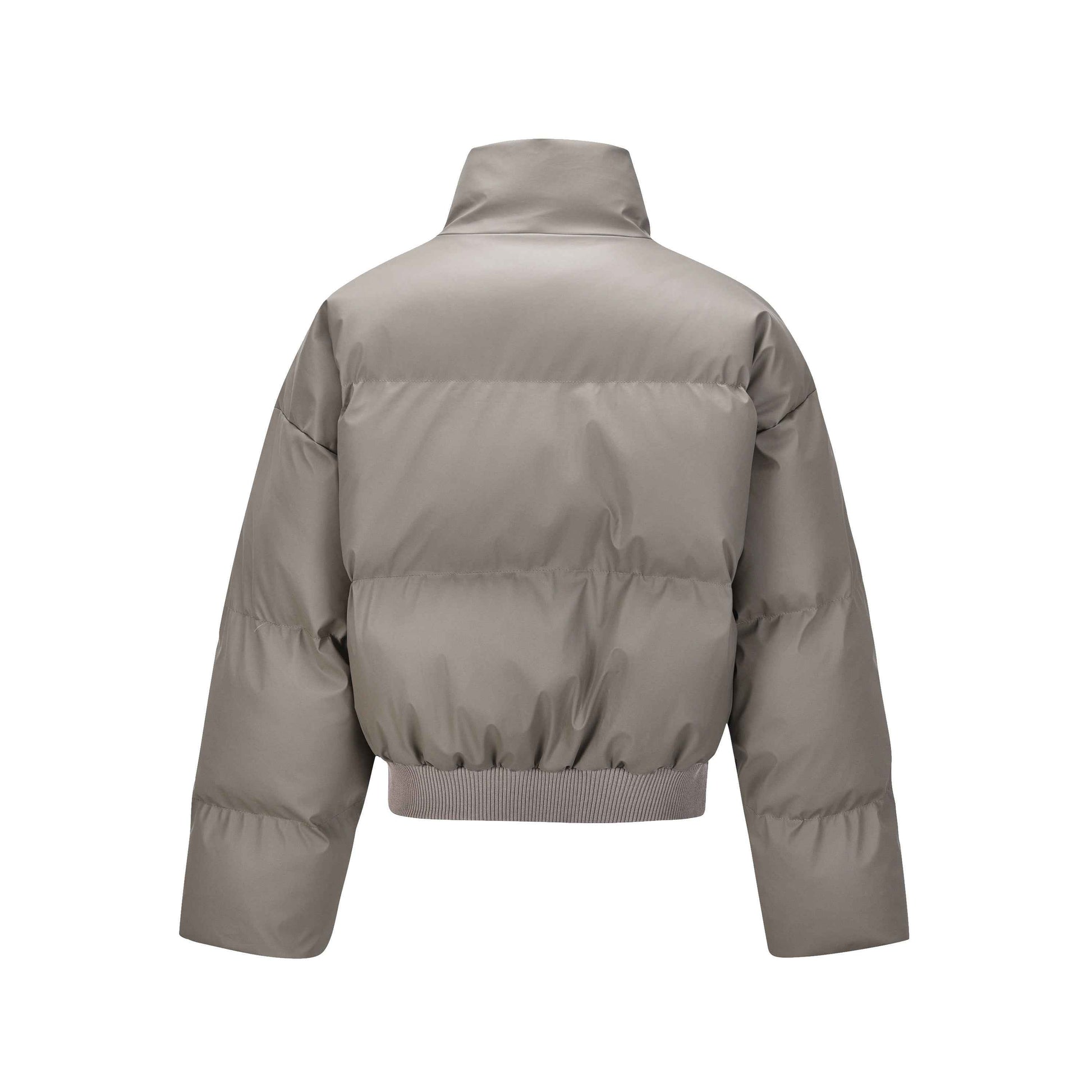 Clean Quilted|Padded Cropped Puffer