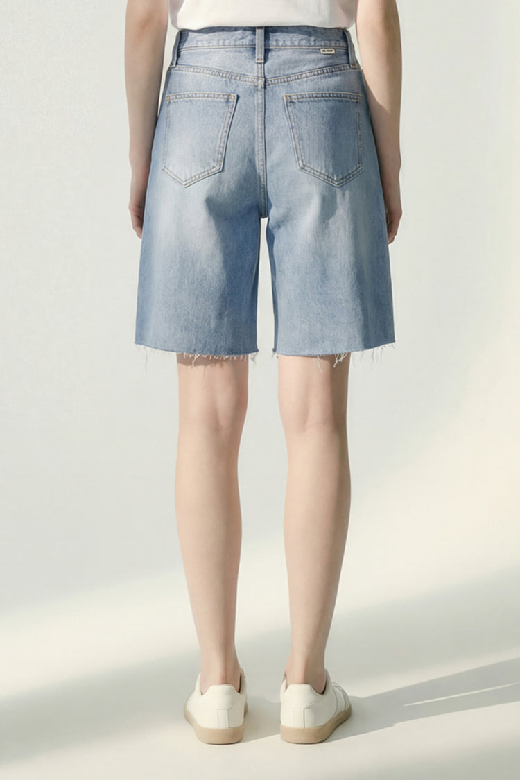 Coastal Breeze 90's Bermuda Shorts HJ807 - JUSTLUXURY