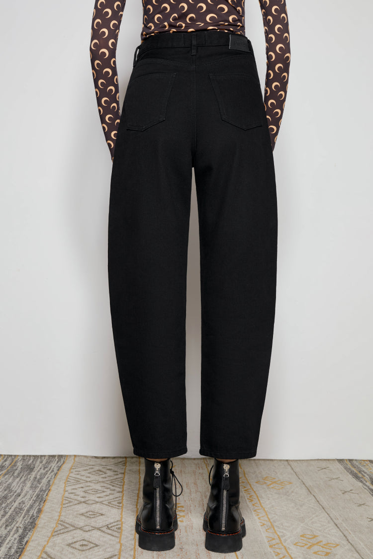 Queens Of Noise High Rise Barrel Jeans HJ026 [FINAL SALE] - JUSTLUXURY