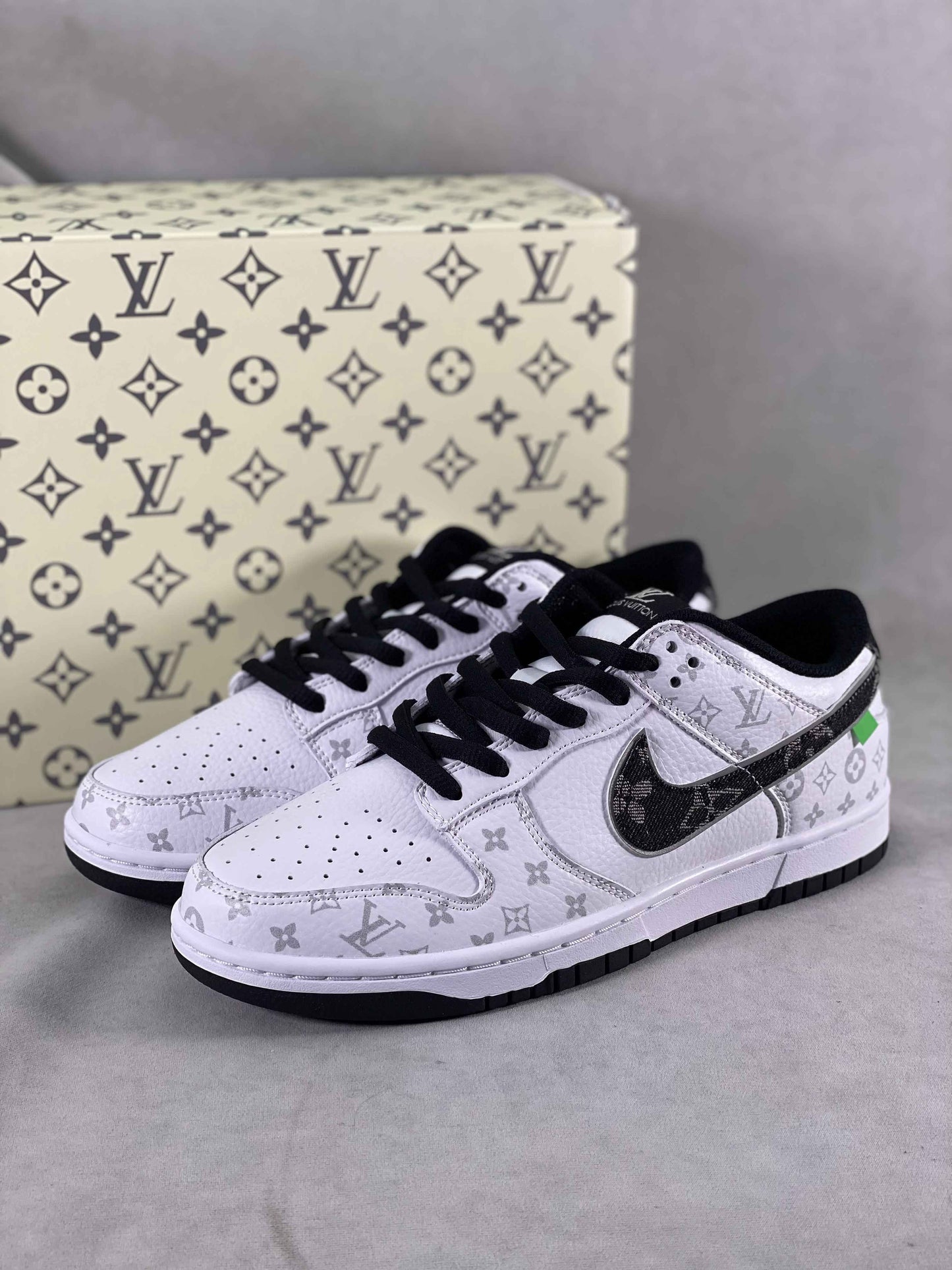 Custom SB Dunk Low x Monogram 0526 591 SneakerNational
