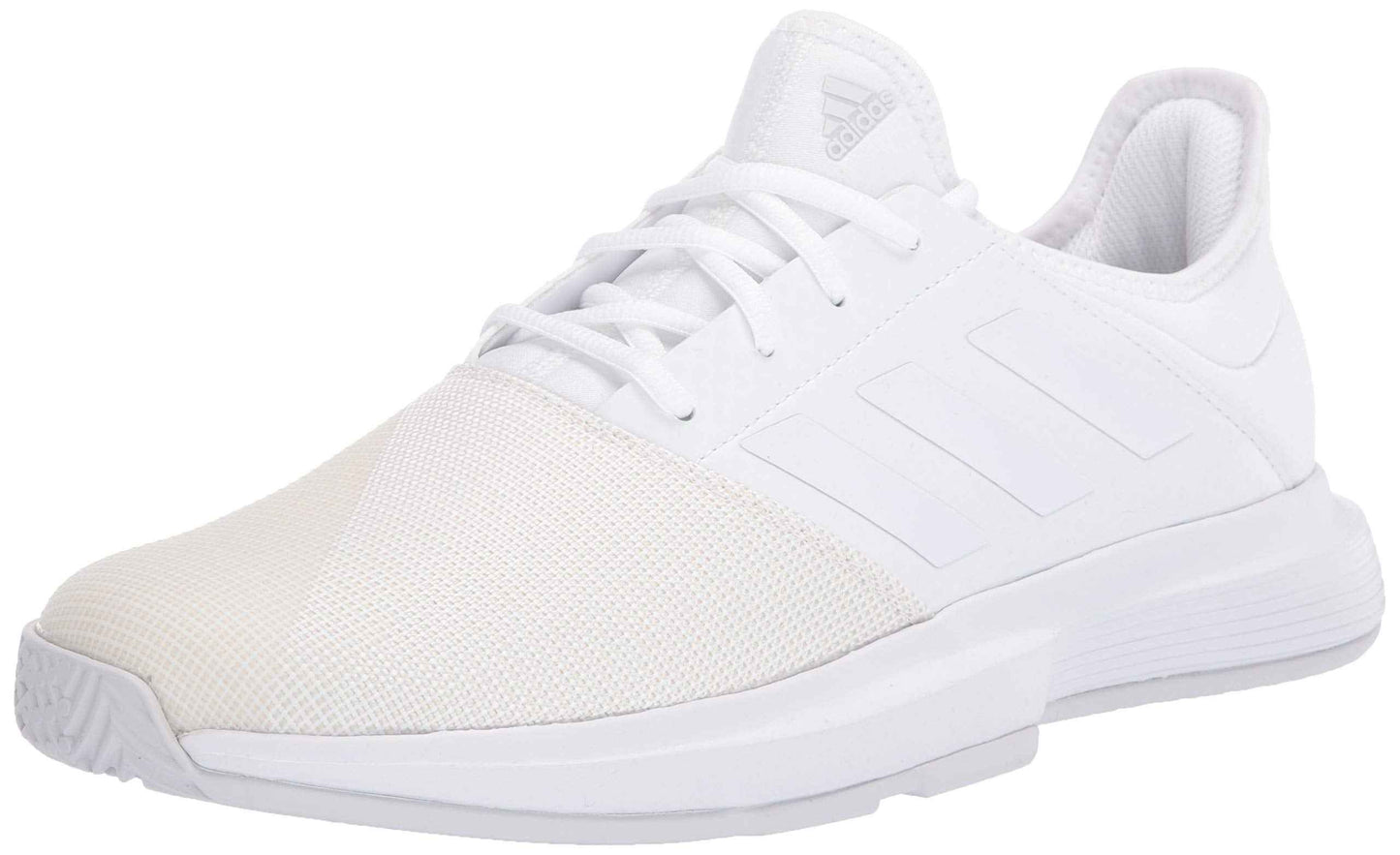 adidas Womens GameCourt Tennis Shoe FTWR White/FTWR White/Dash Grey 6 M US