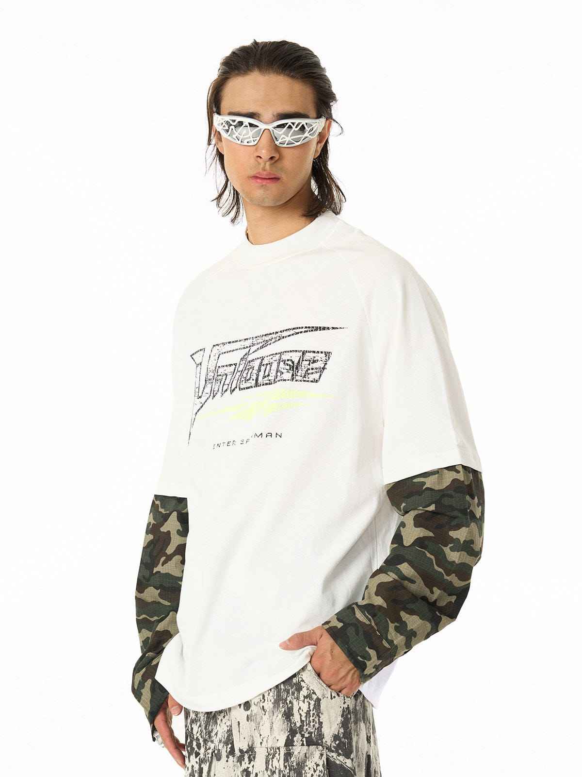 Long Sleeve Camo Layered