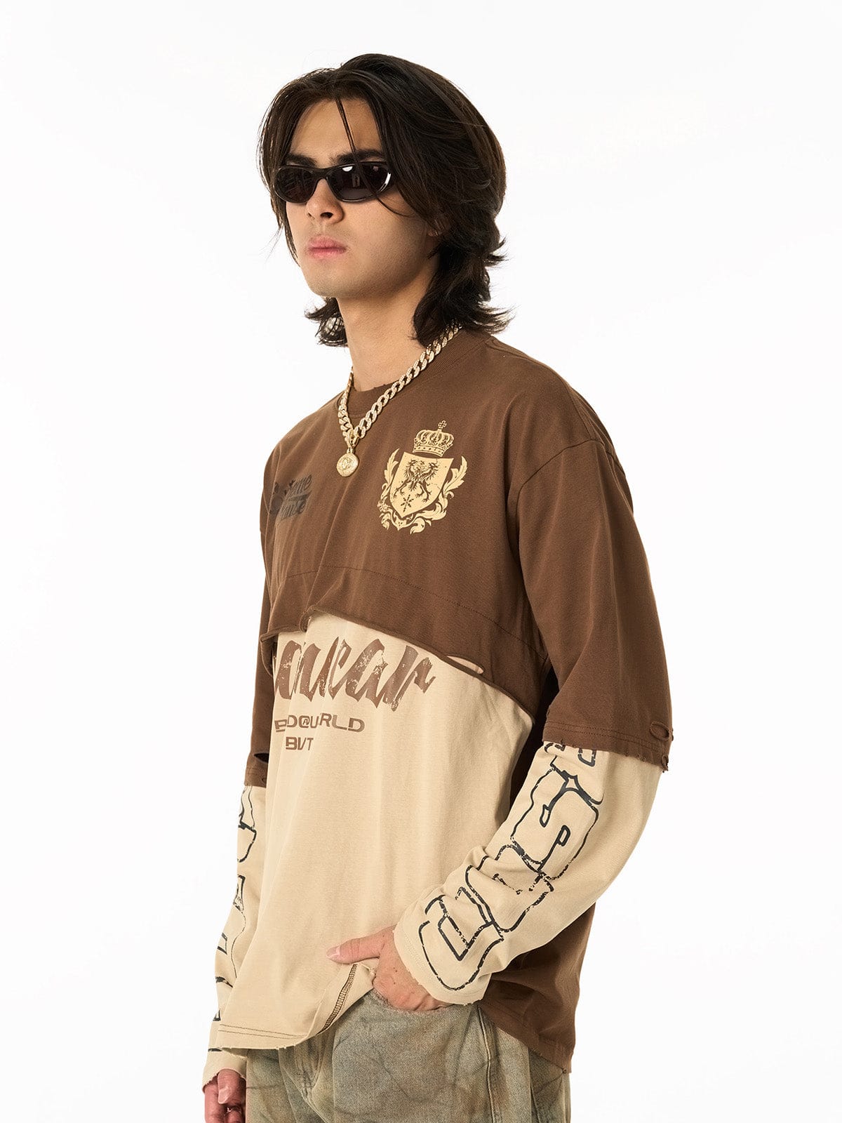 Long Sleeve Retro Badge