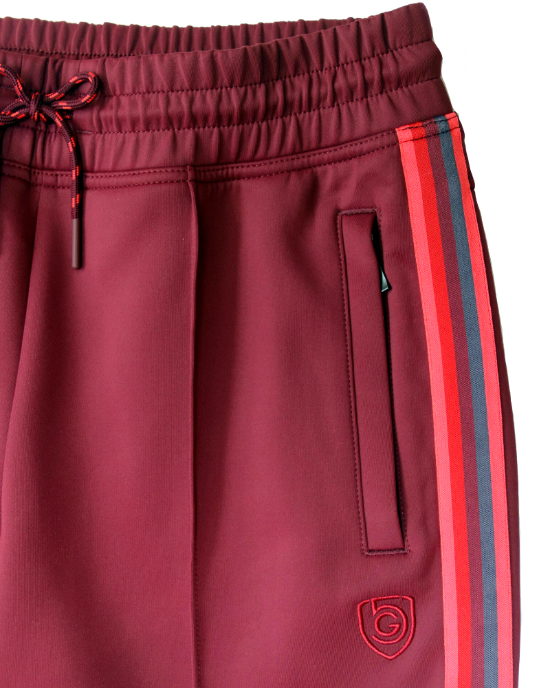 Powerstripe Mid Rise 28" 7/8 Length Track Pant - JUSTLUXURY
