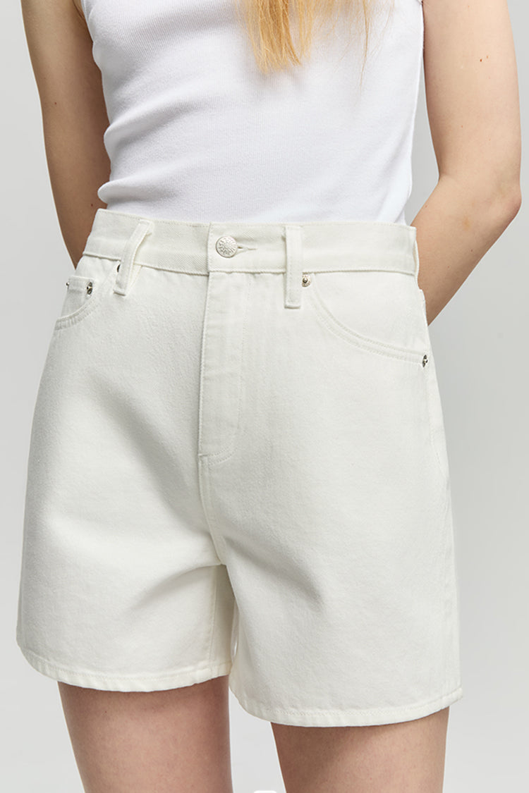 Golden Hour High Rise Girlfriend Shorts HJ801 - JUSTLUXURY