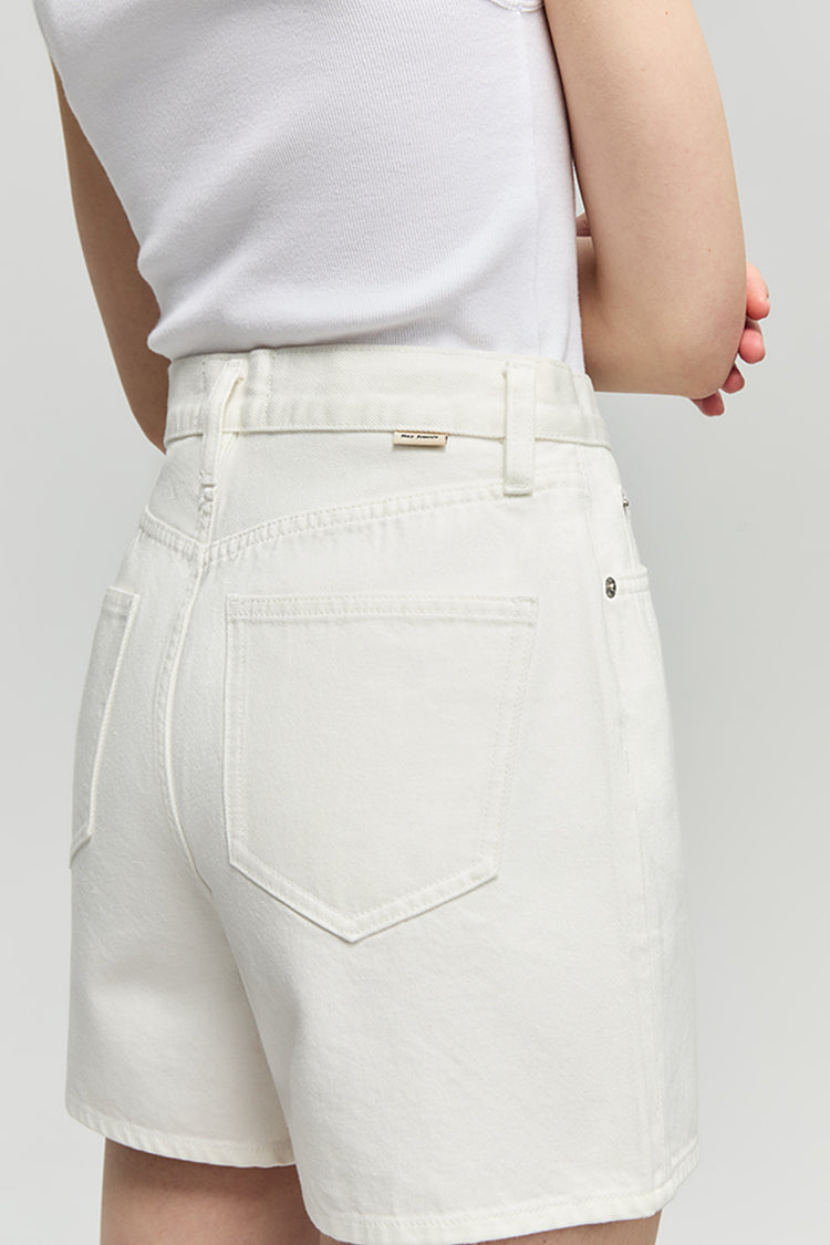 Golden Hour High Rise Girlfriend Shorts HJ801 - JUSTLUXURY