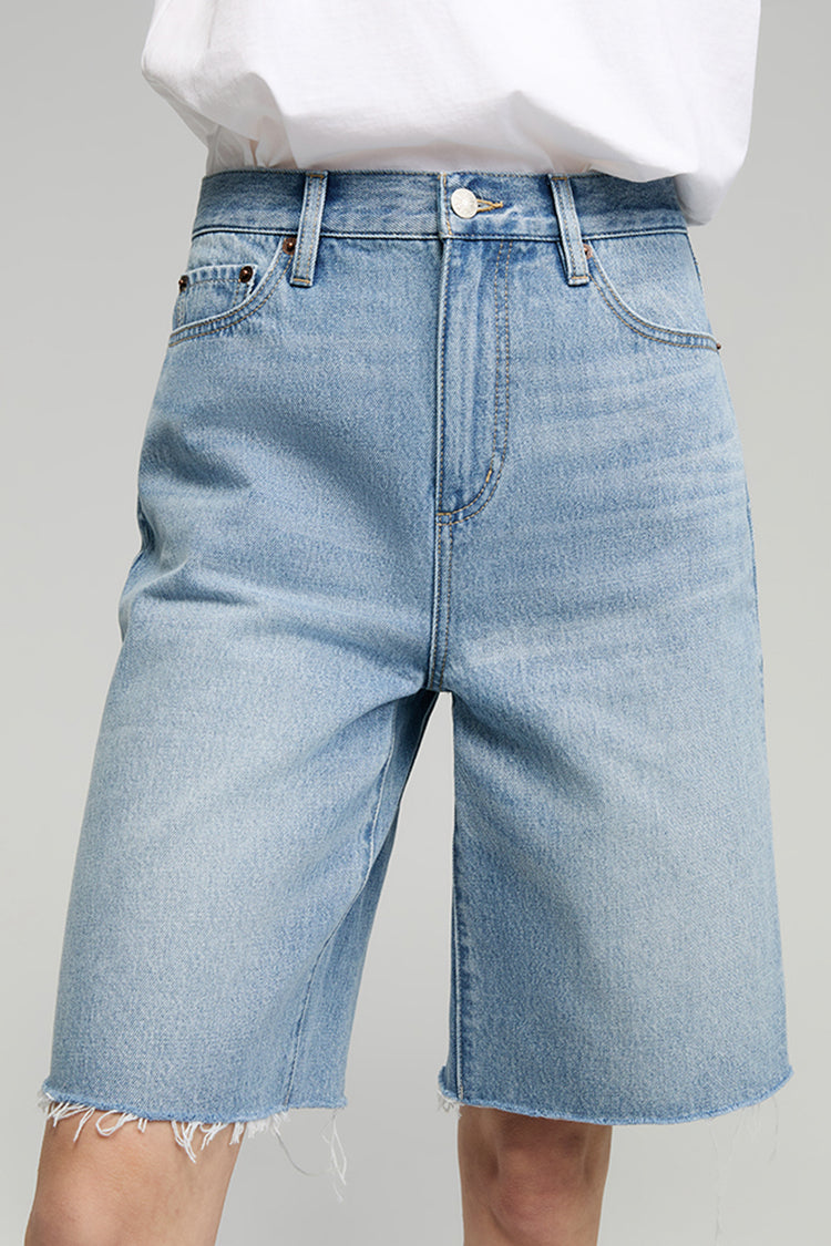 Coastal Breeze 90's Bermuda Shorts HJ807 - JUSTLUXURY